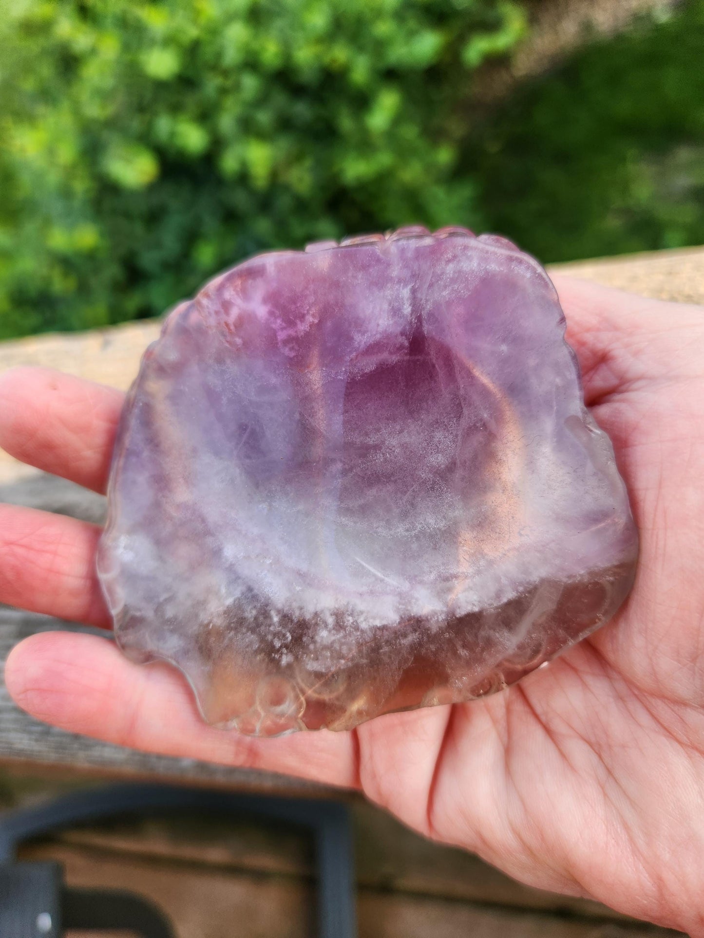 Beautiful Carved Candy Fluorite Crystal Turtle Natural Stone, So Colorful, Unique