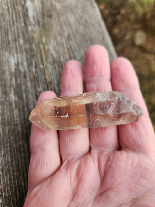 Beautiful Genuine Raw Congo Citrine Crystal Point, All Natural, Natural DT