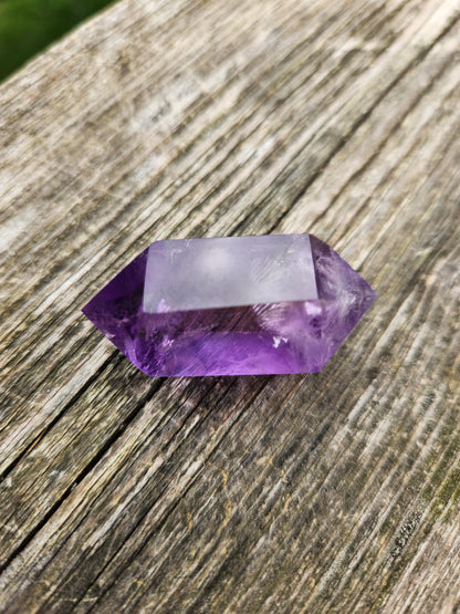 AAA Purple Fluorite Crystal DT Point Wand