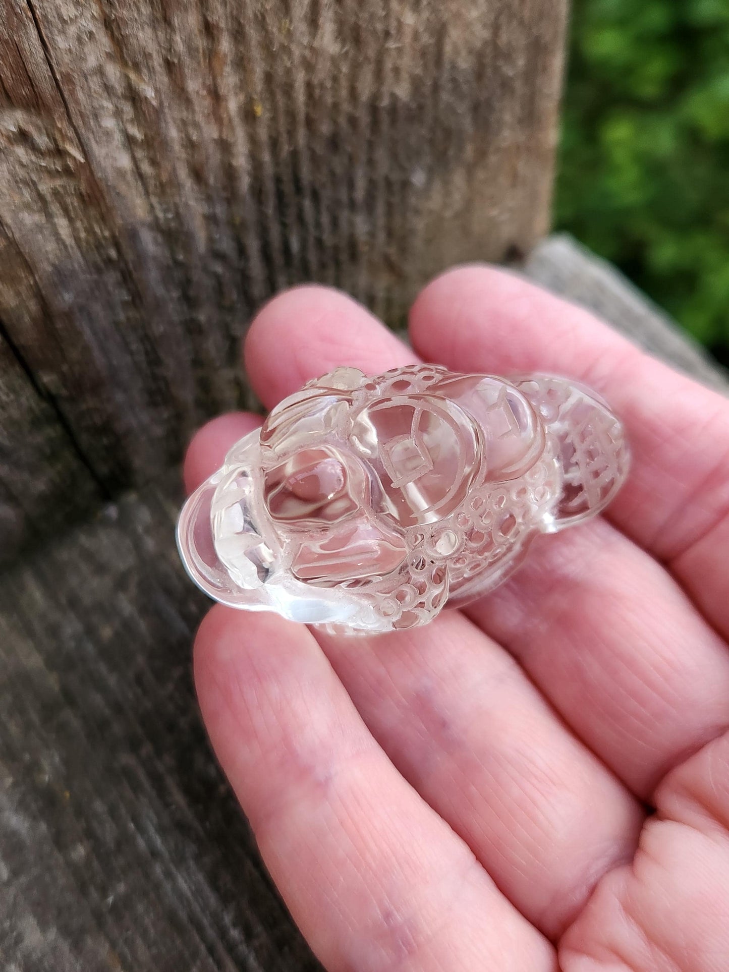 Gorgeous AAA Light Citrine Crystal Money Toad All Natural