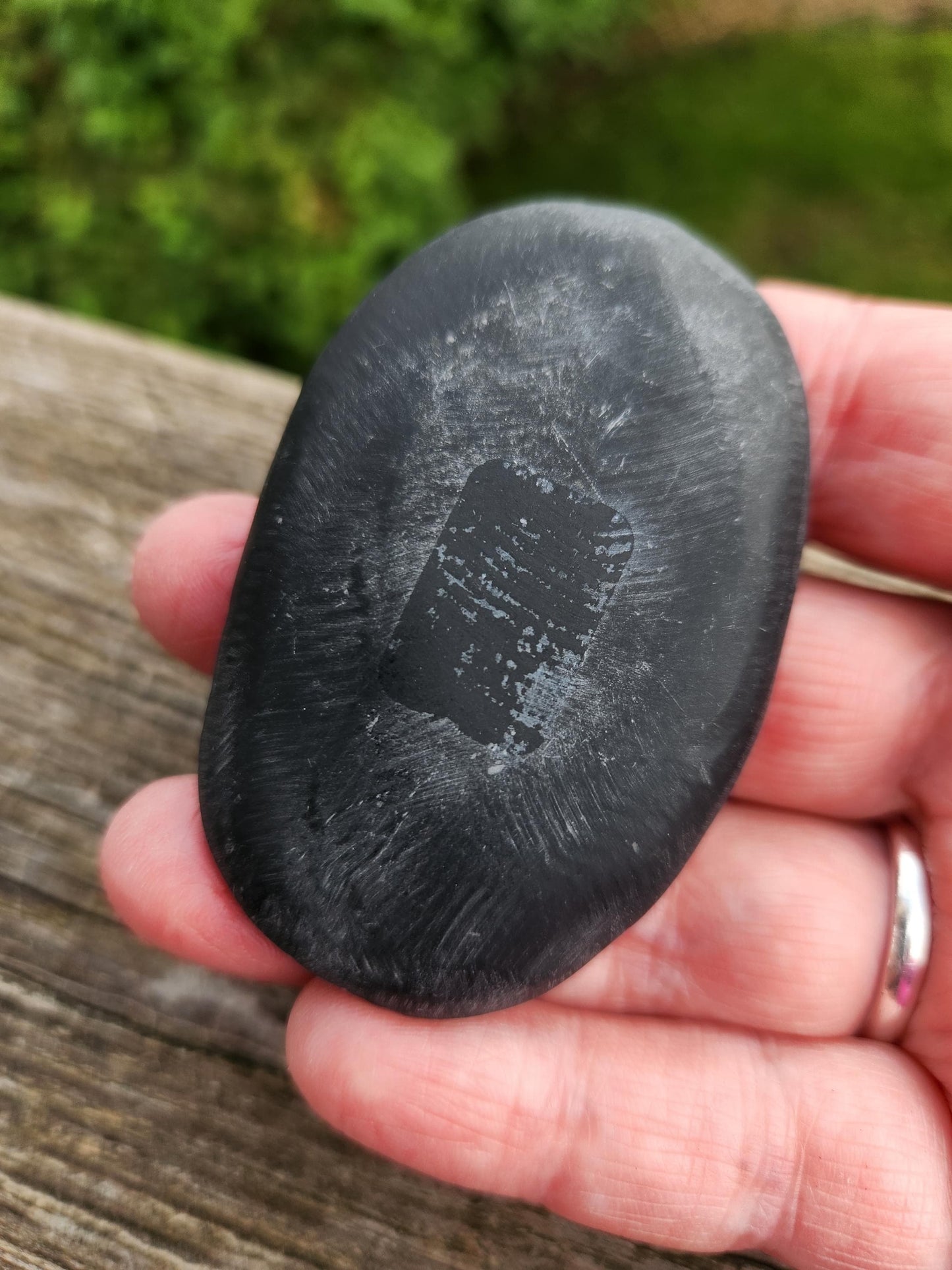 Chrysanthemum Stone Crystal, Unique Flower Palm Stone