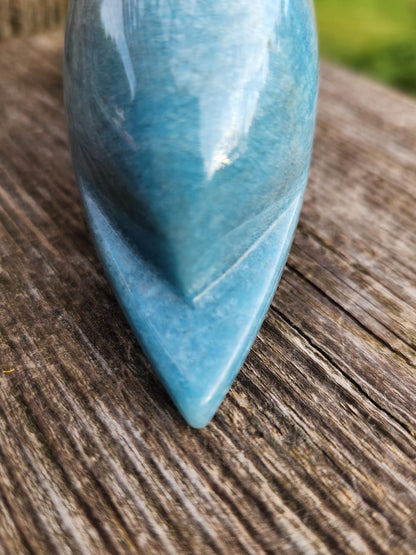 Rare Trolleite Dolphin Crystal Carving - High Polish, Brazil