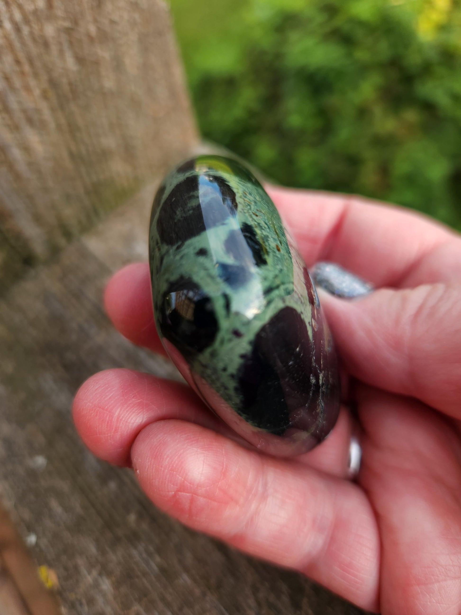 Gorgeous High Polished Kambaba Jasper Crystal Heart