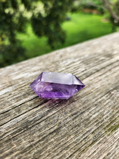 AAA Purple Fluorite Crystal DT Point Wand
