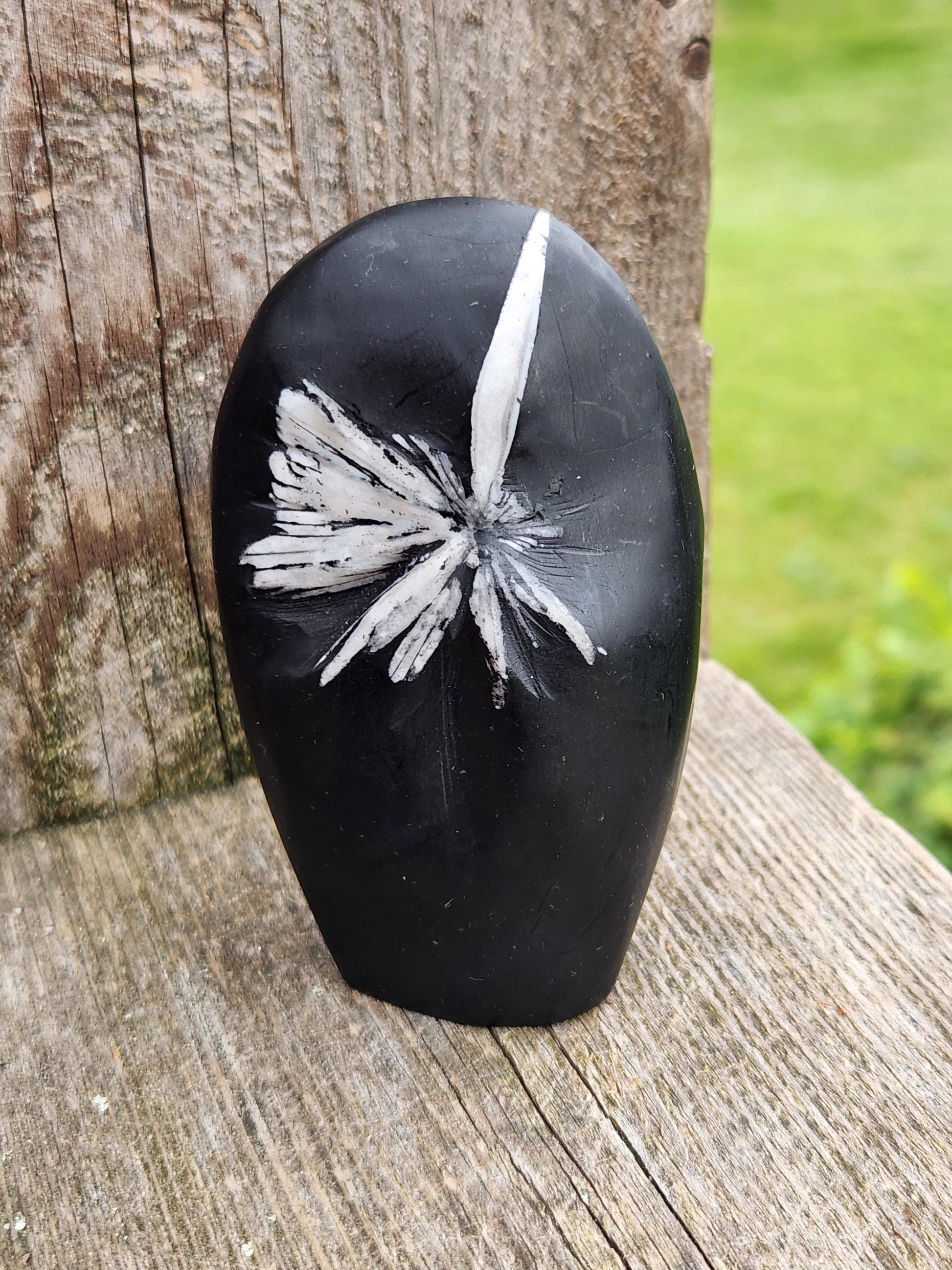 Beautifully Smooth Chrysanthemum Stone Crystal Free Form