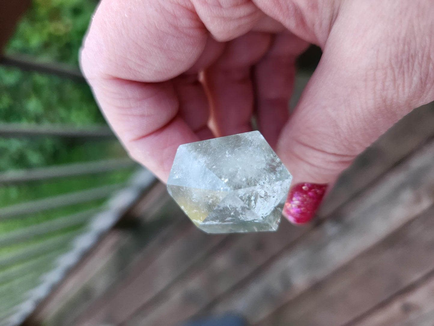 AAA Mint Green Quartz Crystal DT Point: Rare Healing Wand