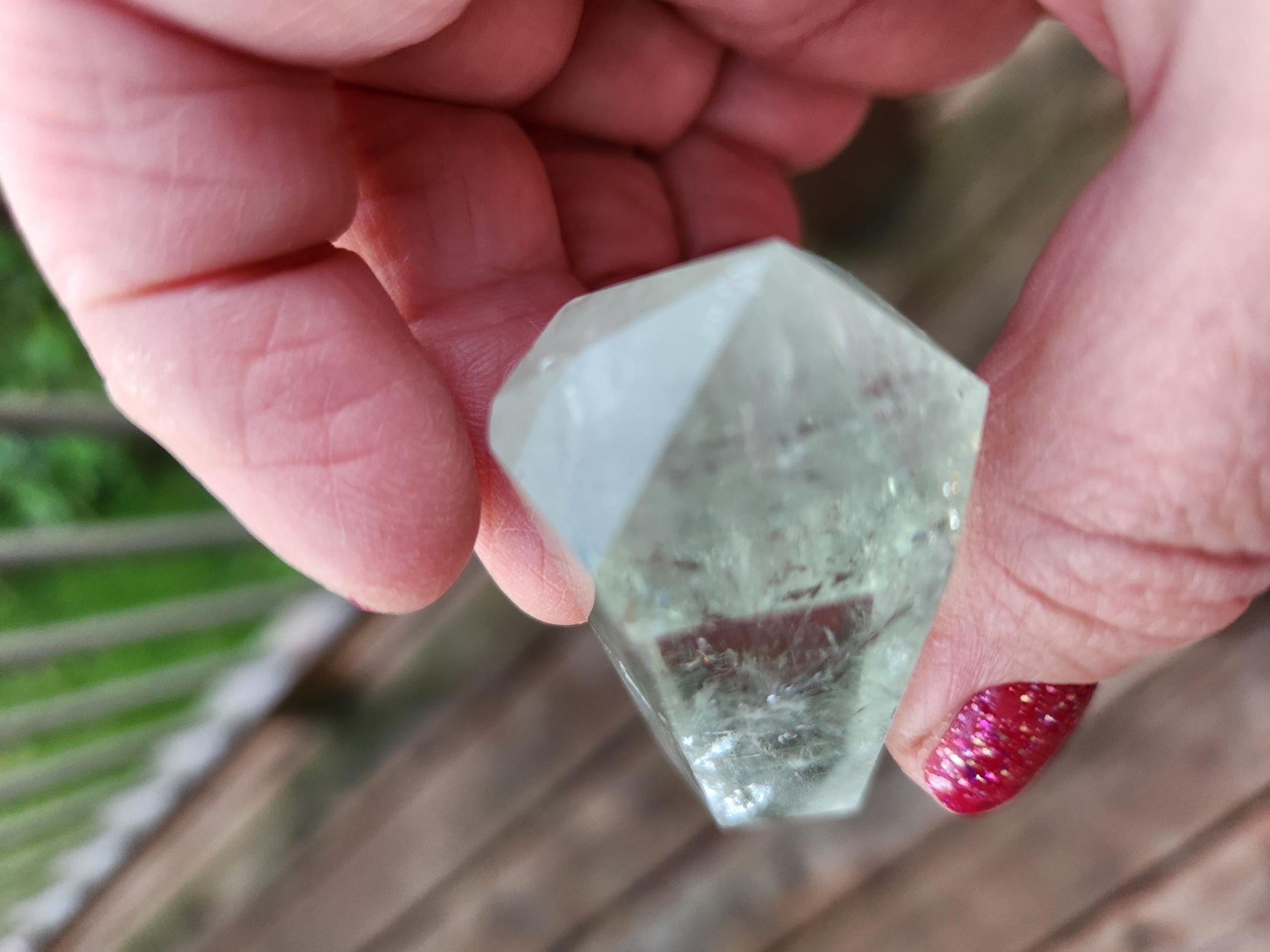 AAA Mint Green Quartz Crystal DT Point: Rare Healing Wand