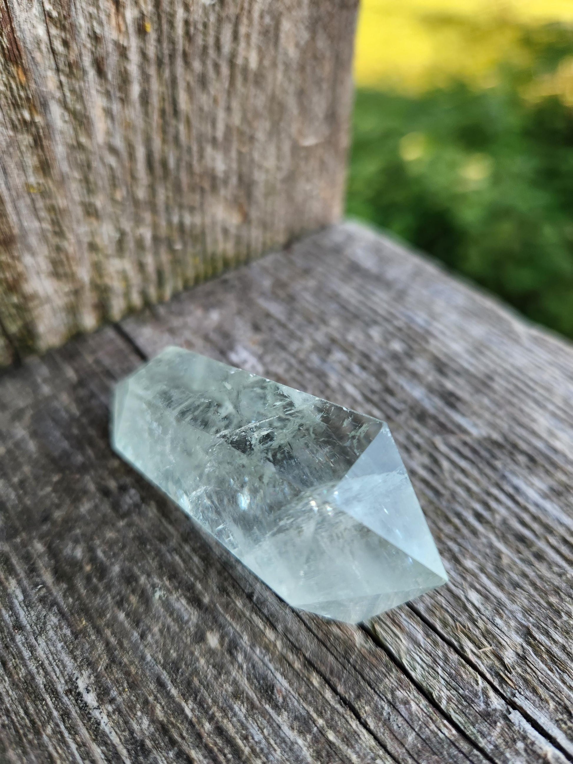 AAA Mint Green Quartz Crystal DT Point: Rare Healing Wand