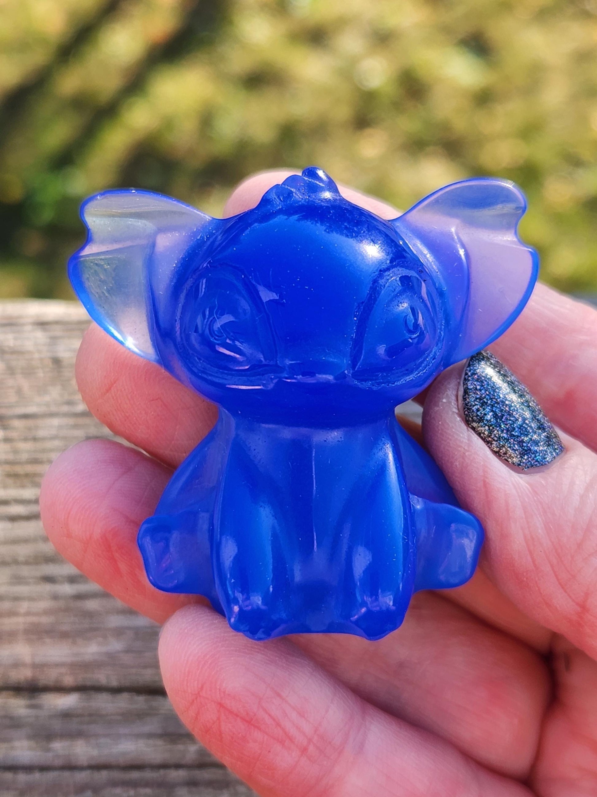 Blue Opalite Stitch Figurine - Lilo and Stitch 626