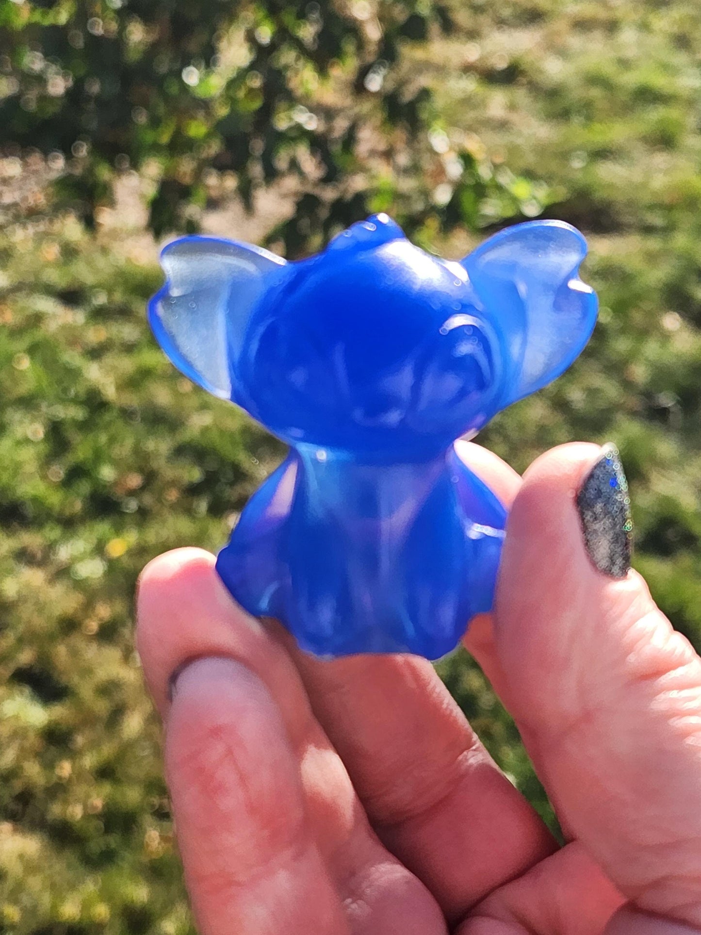 Blue Opalite Stitch Figurine - Lilo and Stitch 626