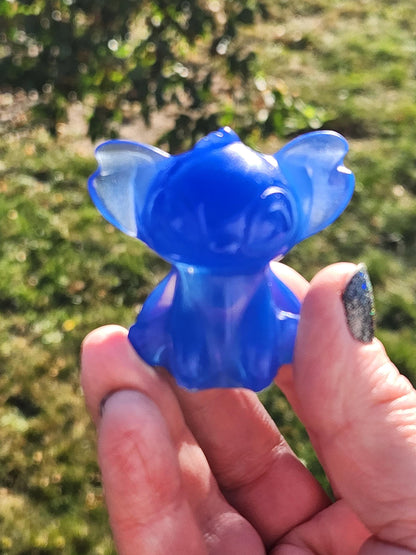 Blue Opalite Stitch Figurine - Lilo and Stitch 626