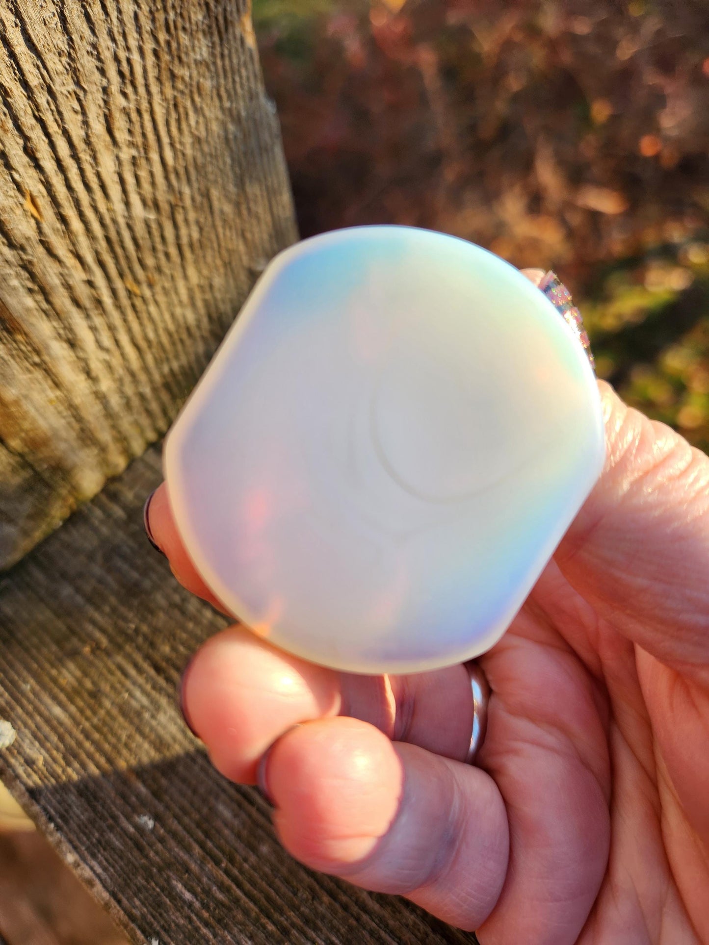 Super Cute Opalite Snorlax with High Polish, Pokemon