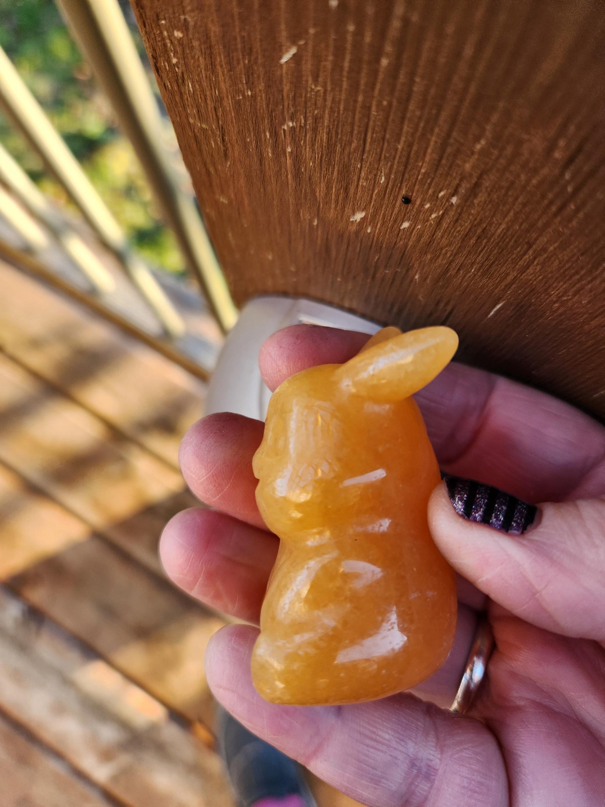 Super Cute Yellow Calcite Pikachu Natural Stone Crystal, Pokémon, Gift