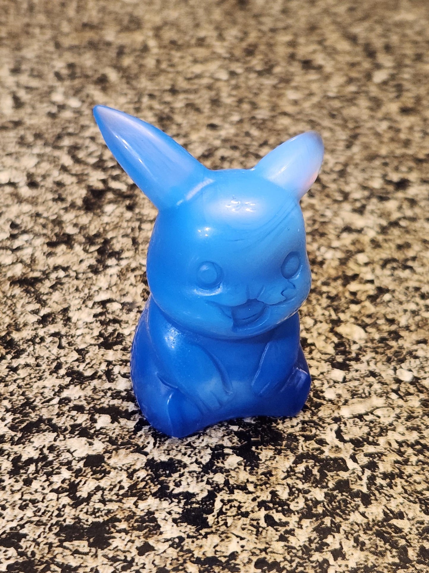 Super Cute Blue Opalite Pikachu with High Polish Pokemon