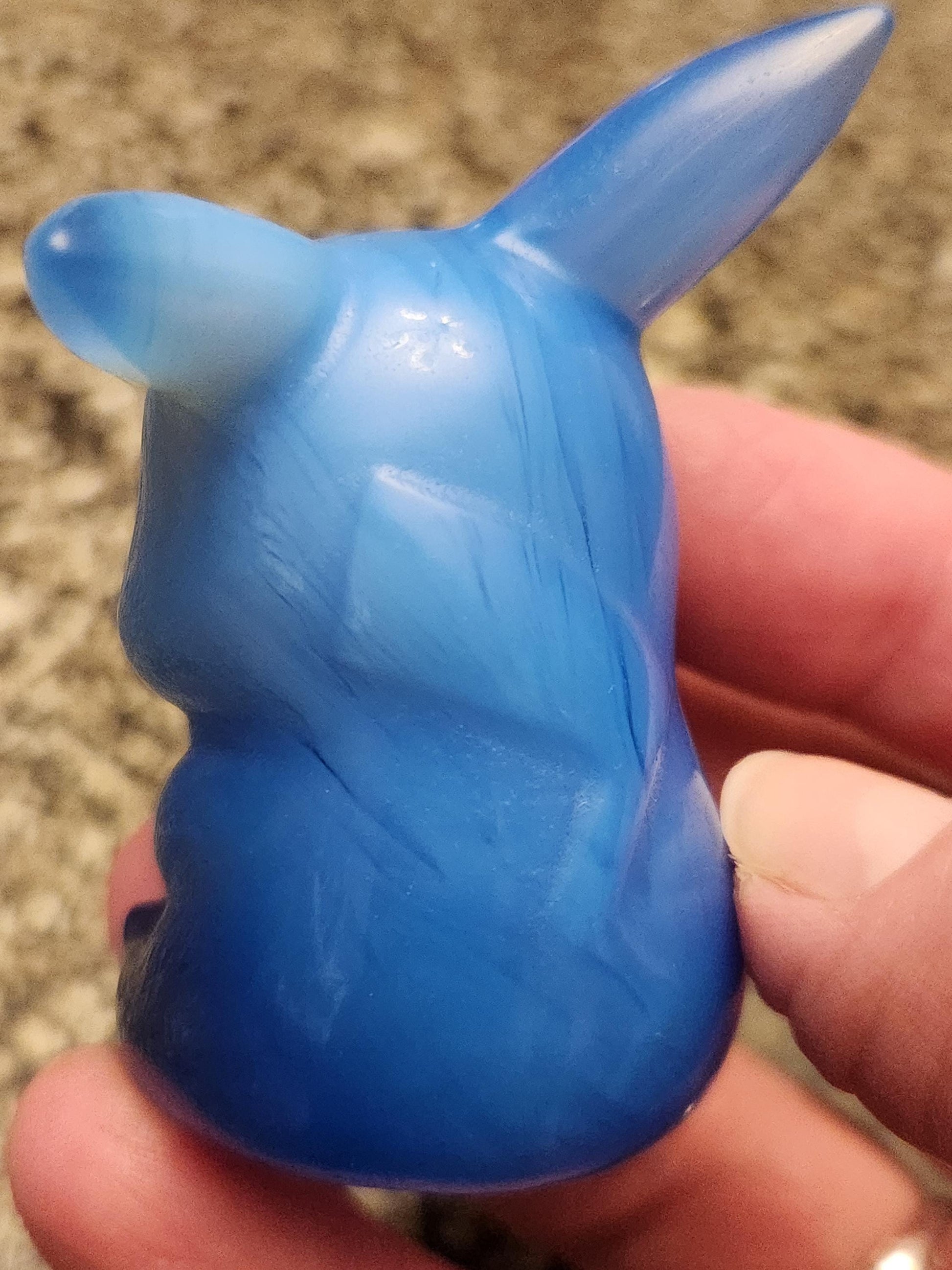 Super Cute Blue Opalite Pikachu with High Polish Pokemon