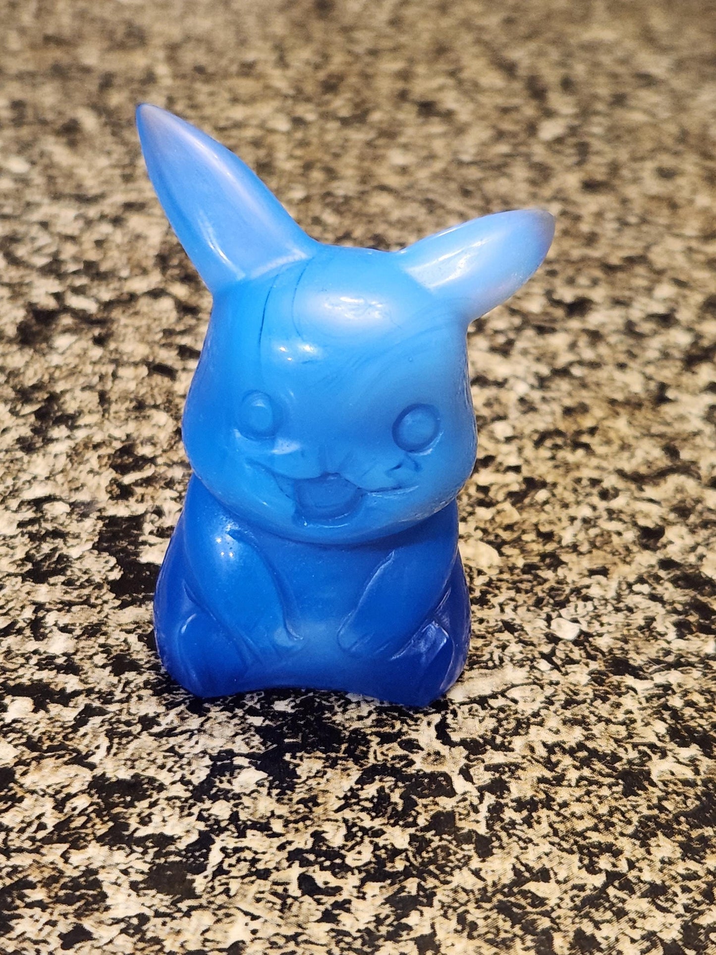 Super Cute Blue Opalite Pikachu with High Polish Pokemon