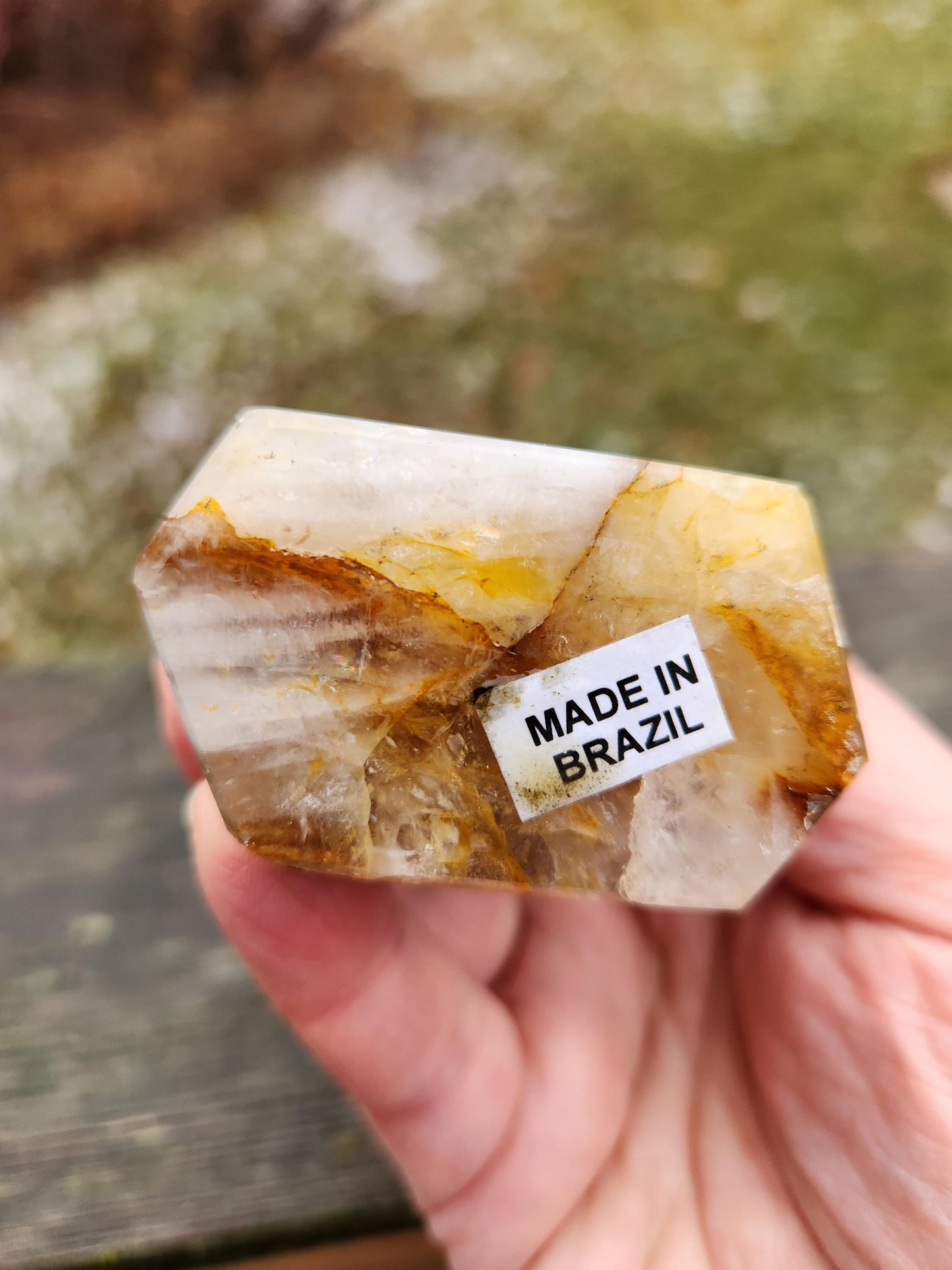 AAA Golden Healer Crystal Tower Point - Brazil Origin