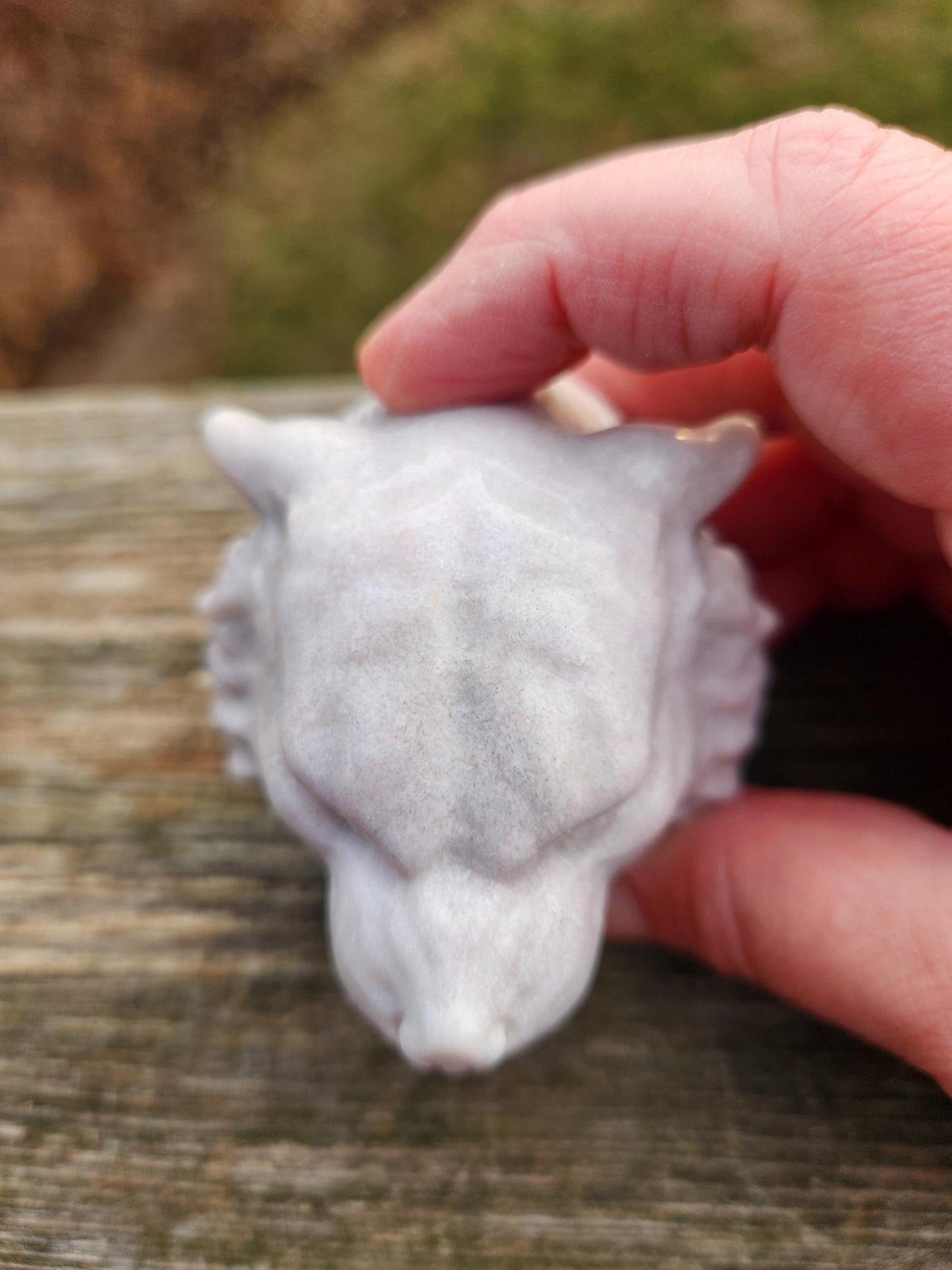 Crazy Unique Flower Agate Crystal Tiger Head