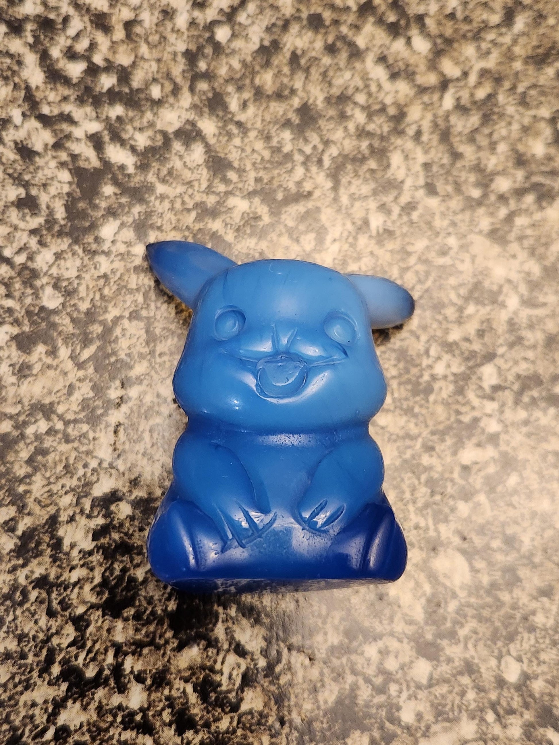 Super Cute Blue Opalite Pikachu with High Polish Pokemon