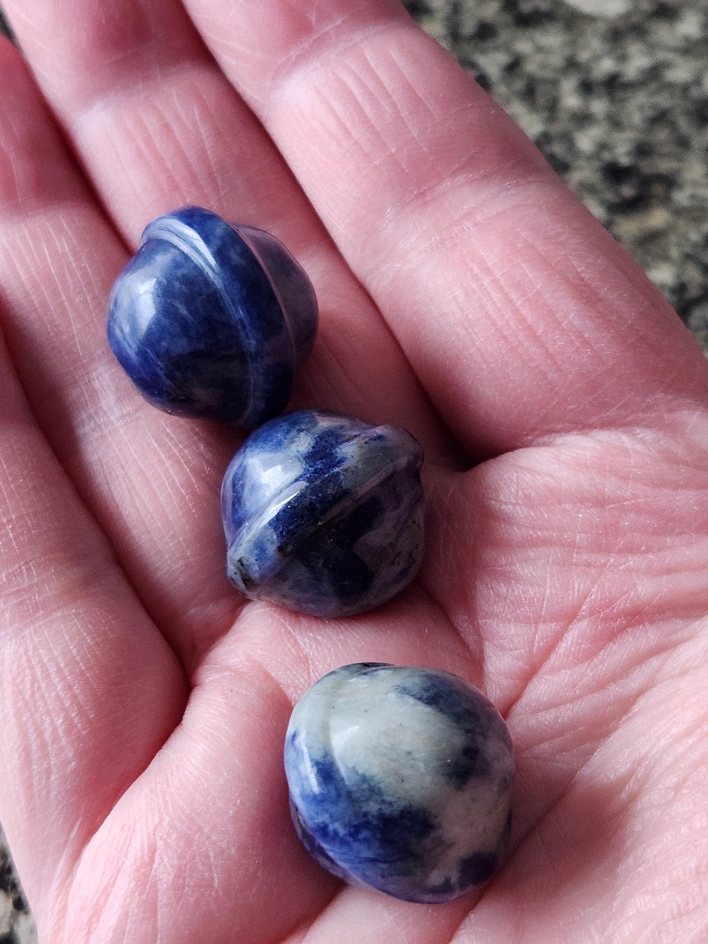 Unique Mini UFO Planet Figure Crystals, Tiger Eye Or Sodalite, One