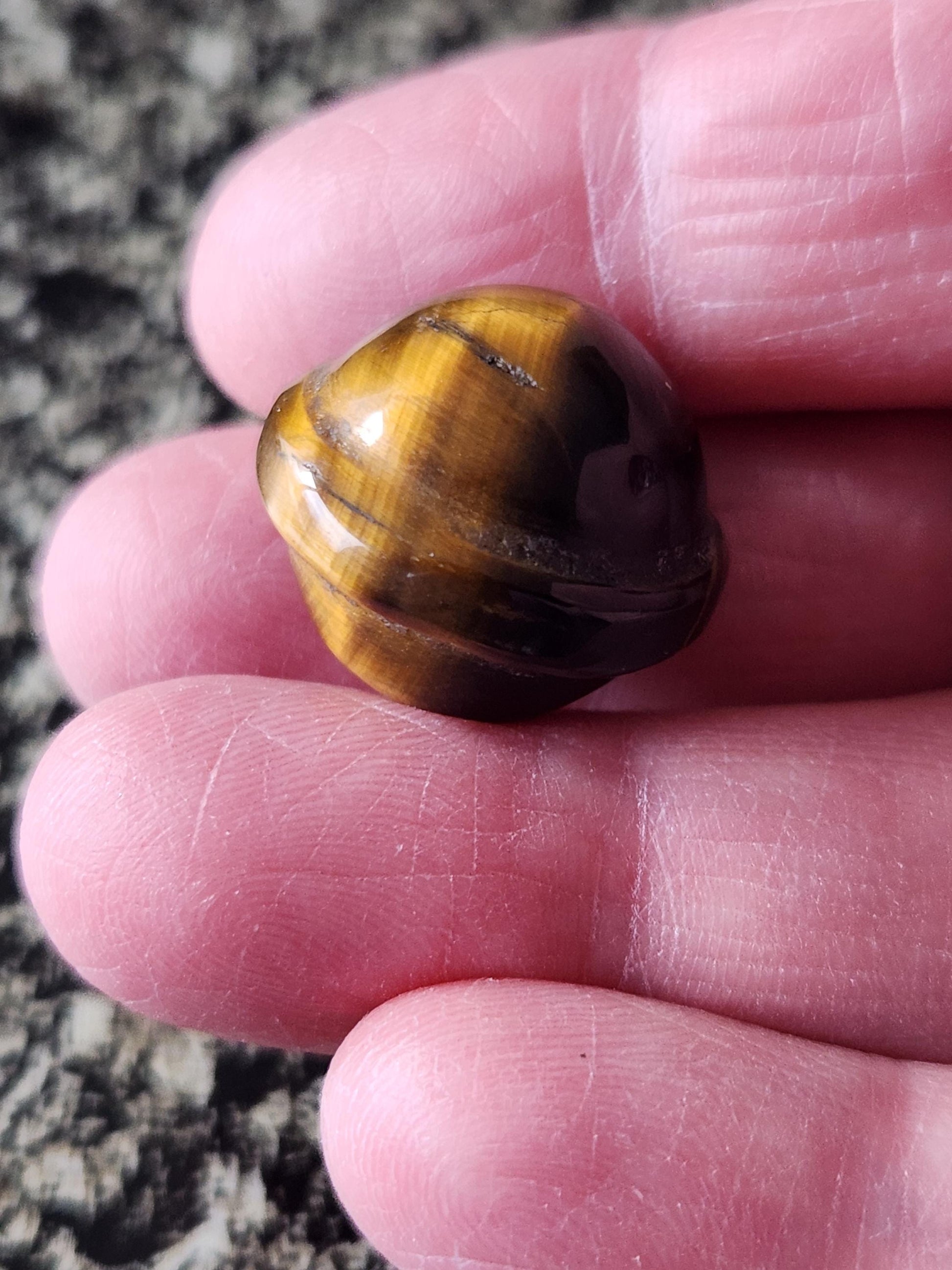 Unique Mini UFO Planet Figure Crystals, Tiger Eye Or Sodalite, One