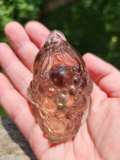 Smoky Quartz Money Toad: AAA Crystal Carving, All Natural, Very Clear