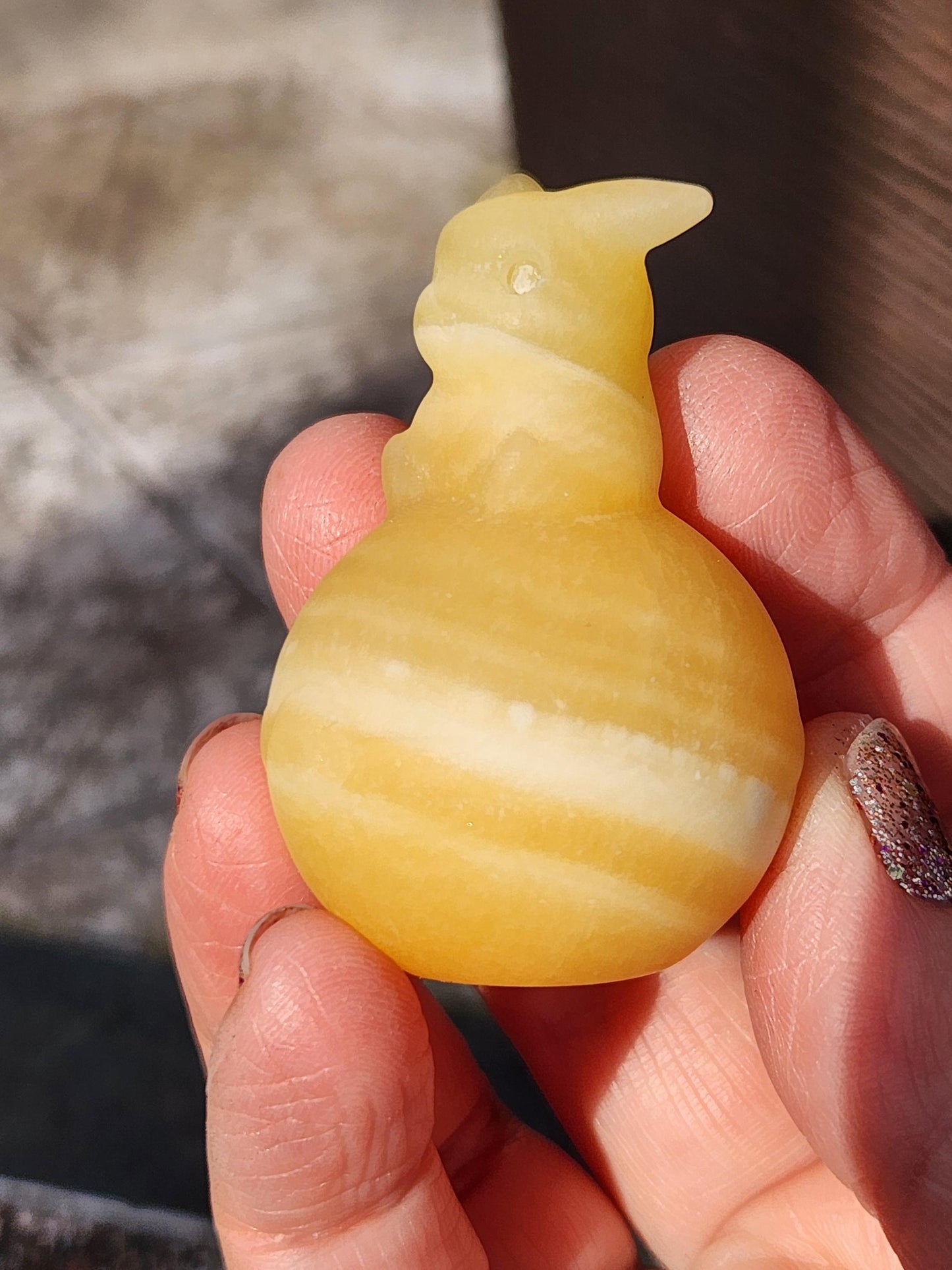 Super Cute Yellow Calcite Pikachu On Poke Ball Natural Stone Crystal, Pokémon, Gift