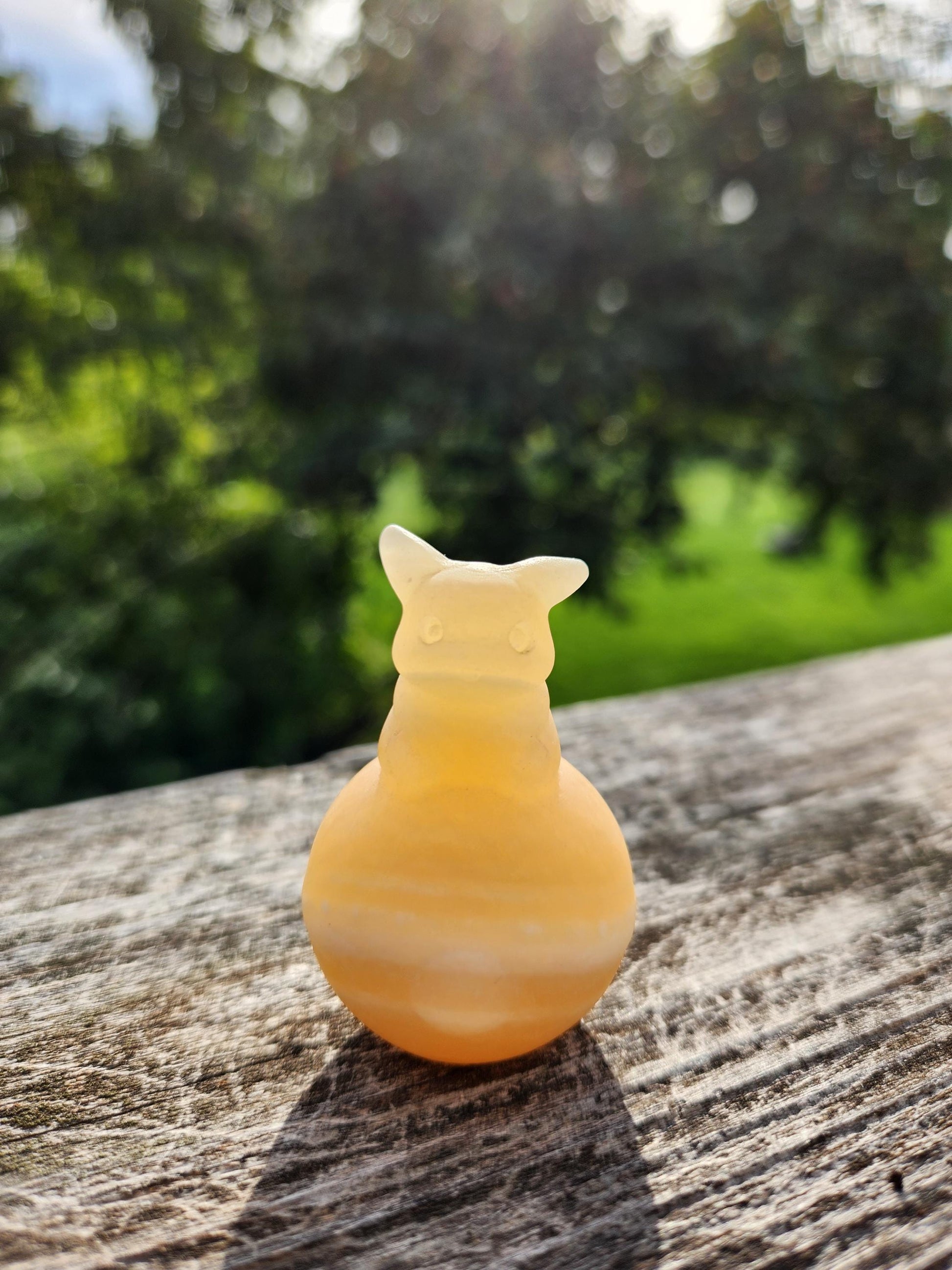 Super Cute Yellow Calcite Pikachu On Poke Ball Natural Stone Crystal, Pokémon, Gift