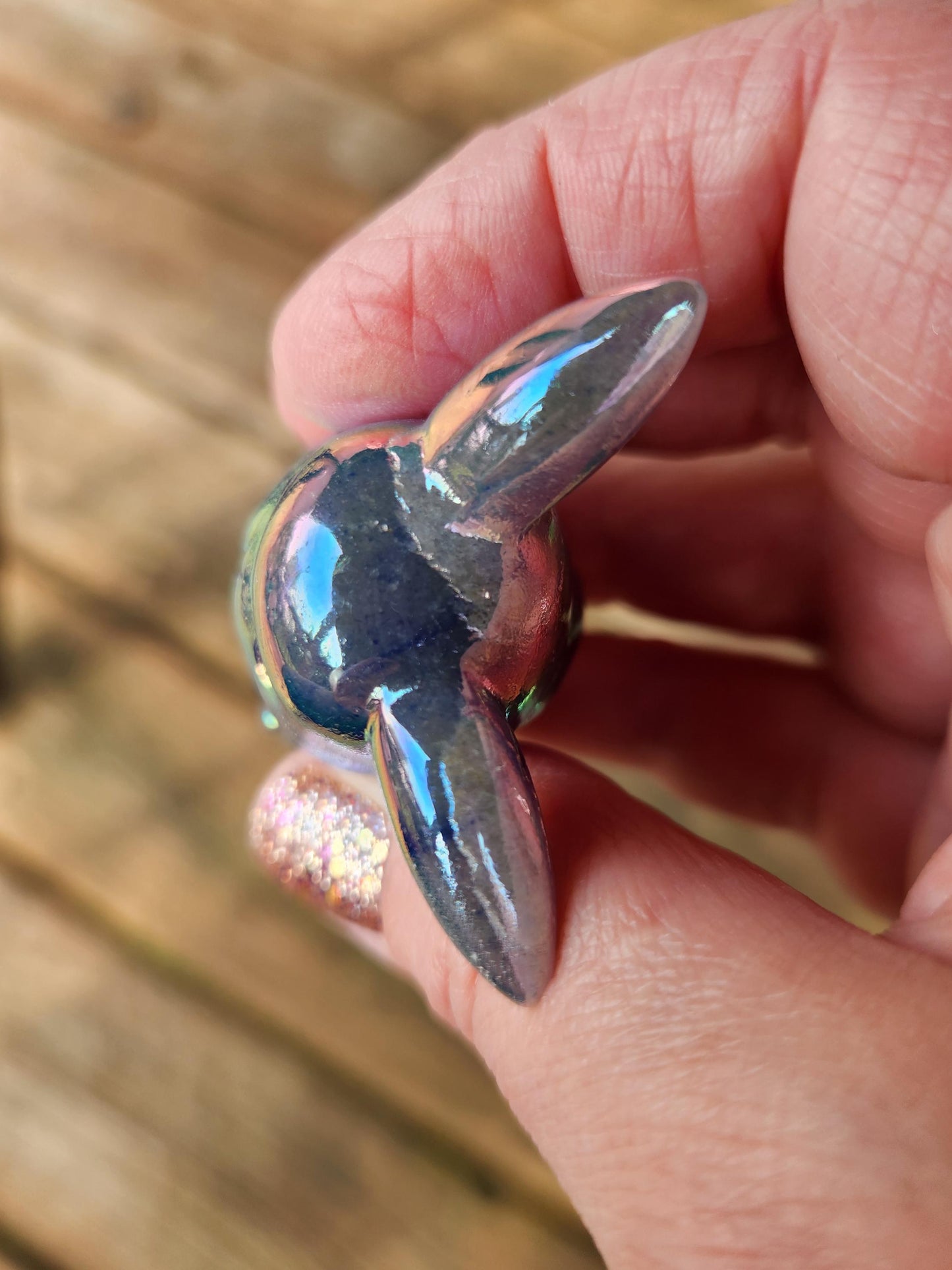 Super Cute Aura Pikachu Natural Stone Crystal, Pokémon, Gift