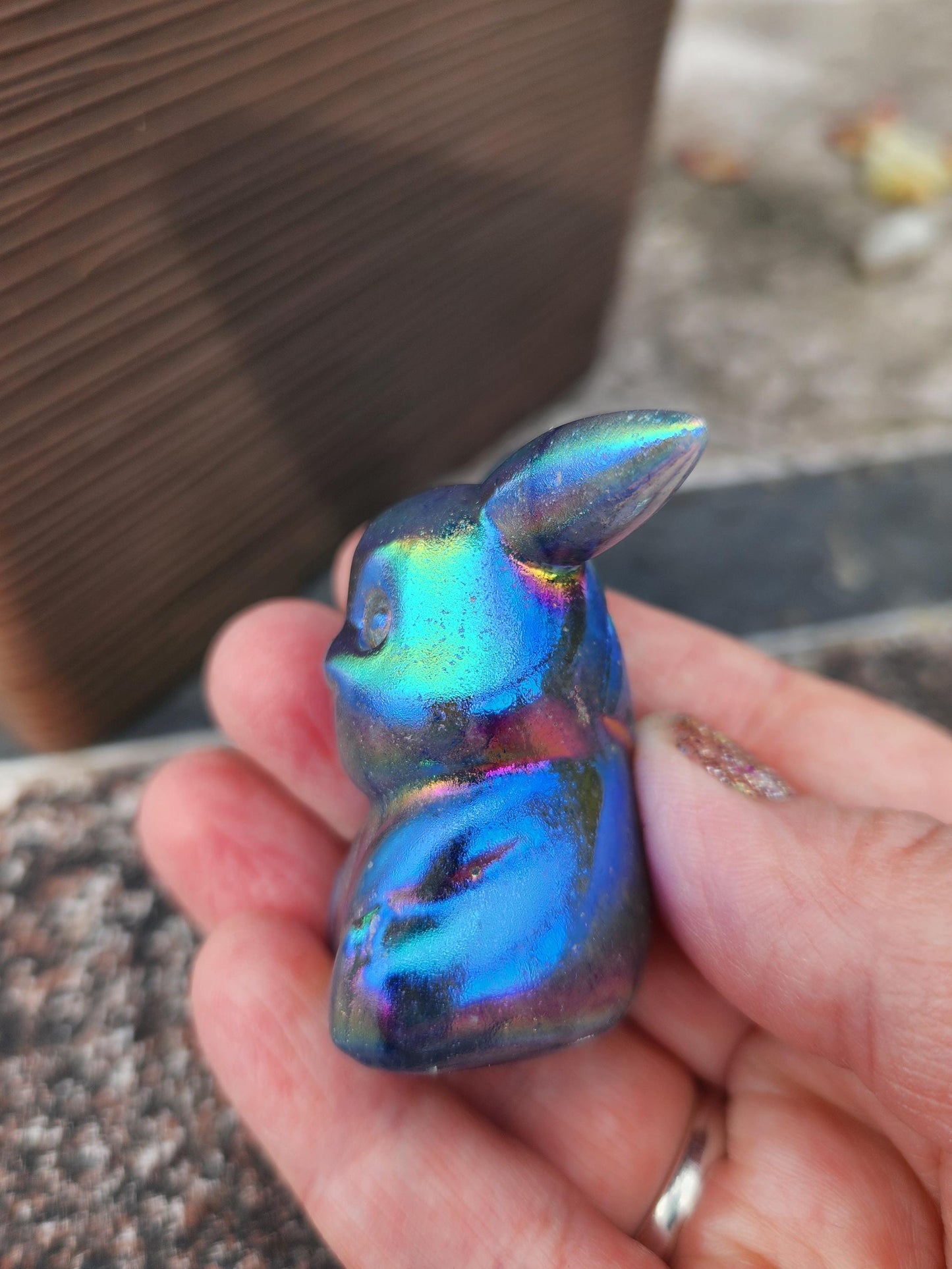 Super Cute Aura Pikachu Natural Stone Crystal, Pokémon, Gift