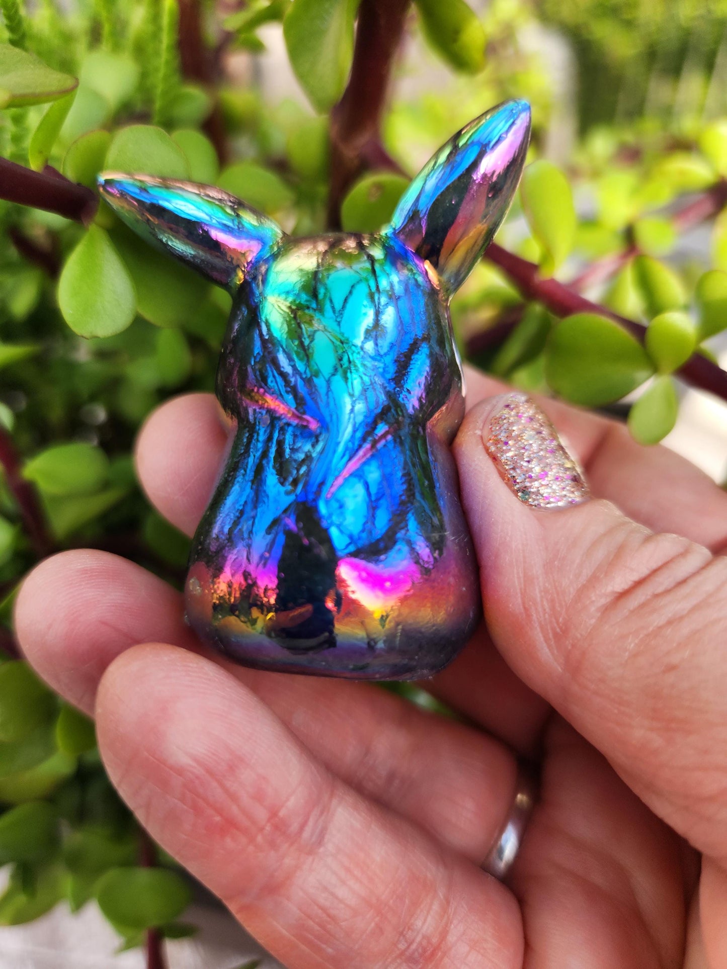 Super Cute Aura Pikachu Natural Stone Crystal, Pokémon, Gift