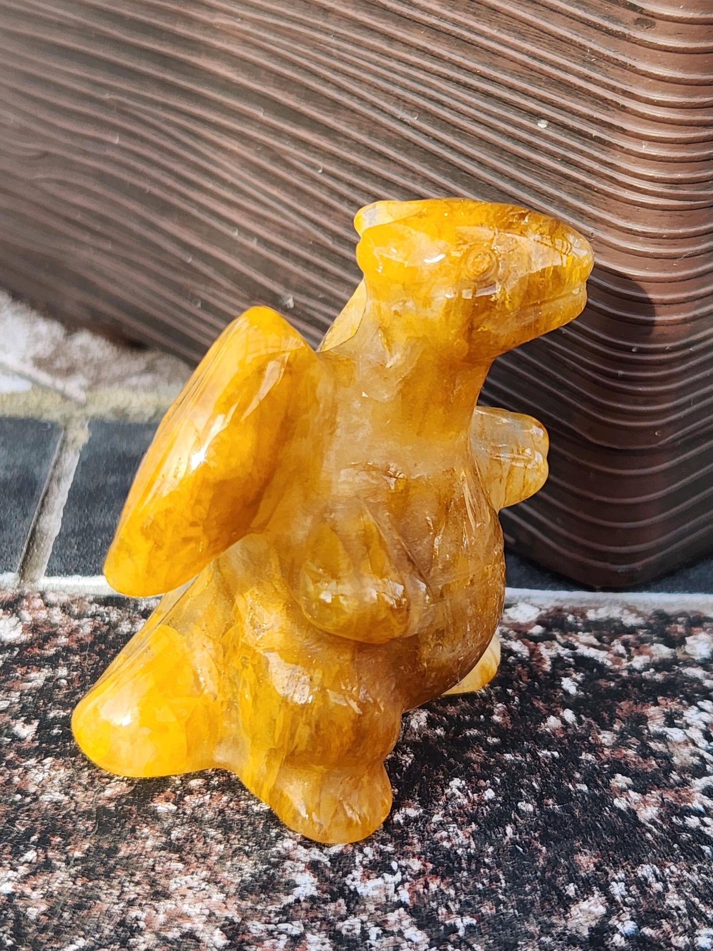 Super Cute Golden Healer Quartz Charizard, Pokemon, Dragon