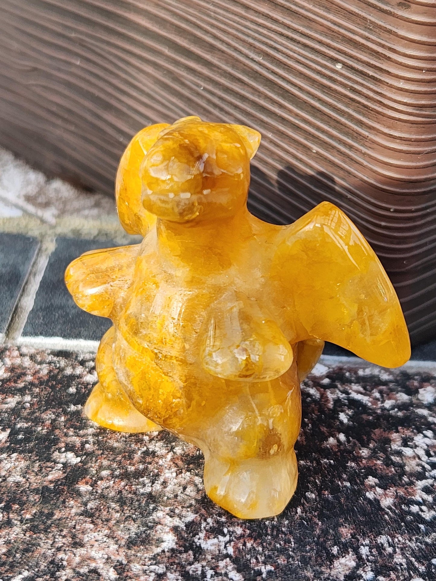 Super Cute Golden Healer Quartz Charizard, Pokemon, Dragon