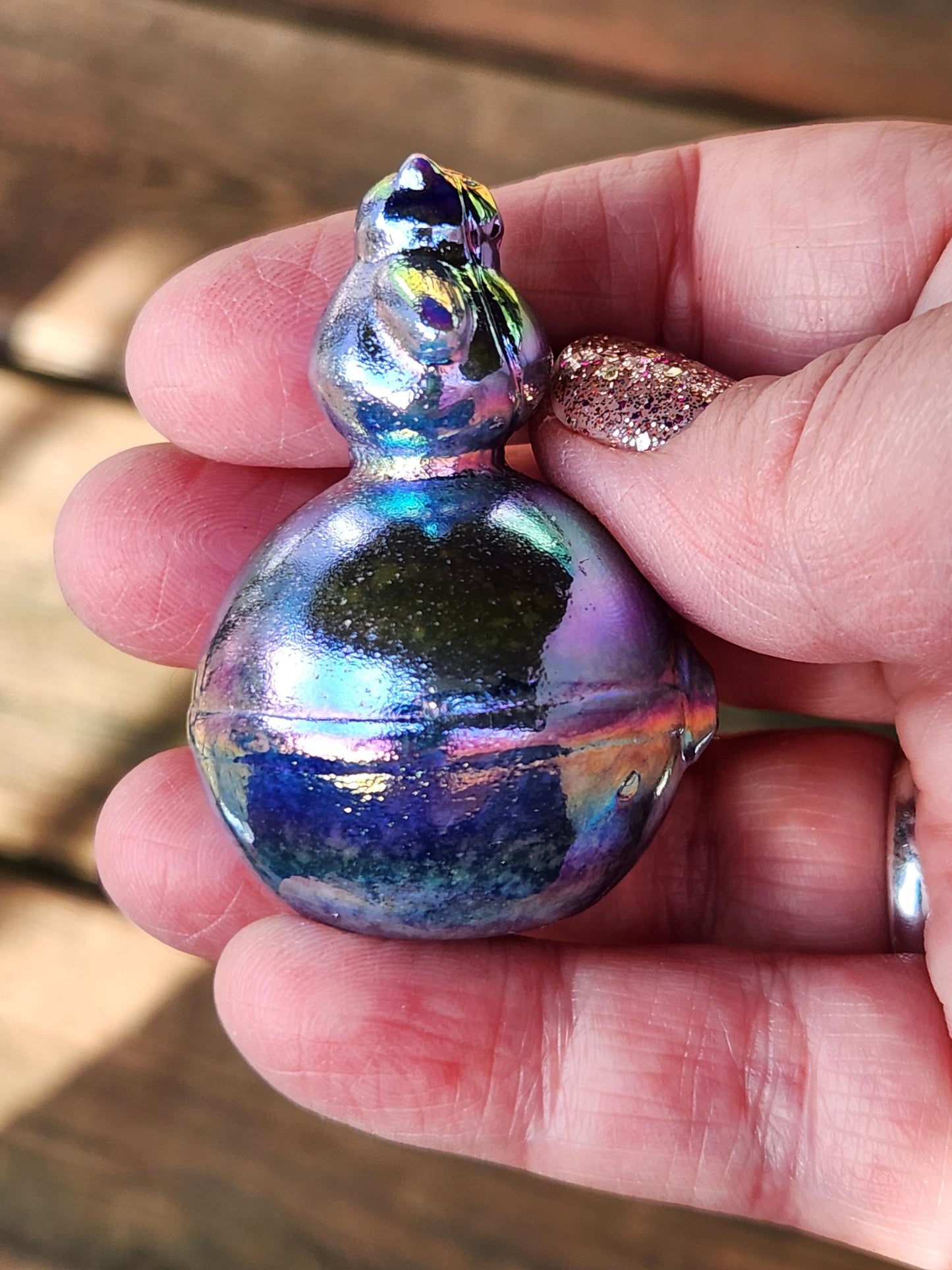 Super Cute Aura Snorlax On Poke Ball Natural Stone Crystal, Pokémon, Gift