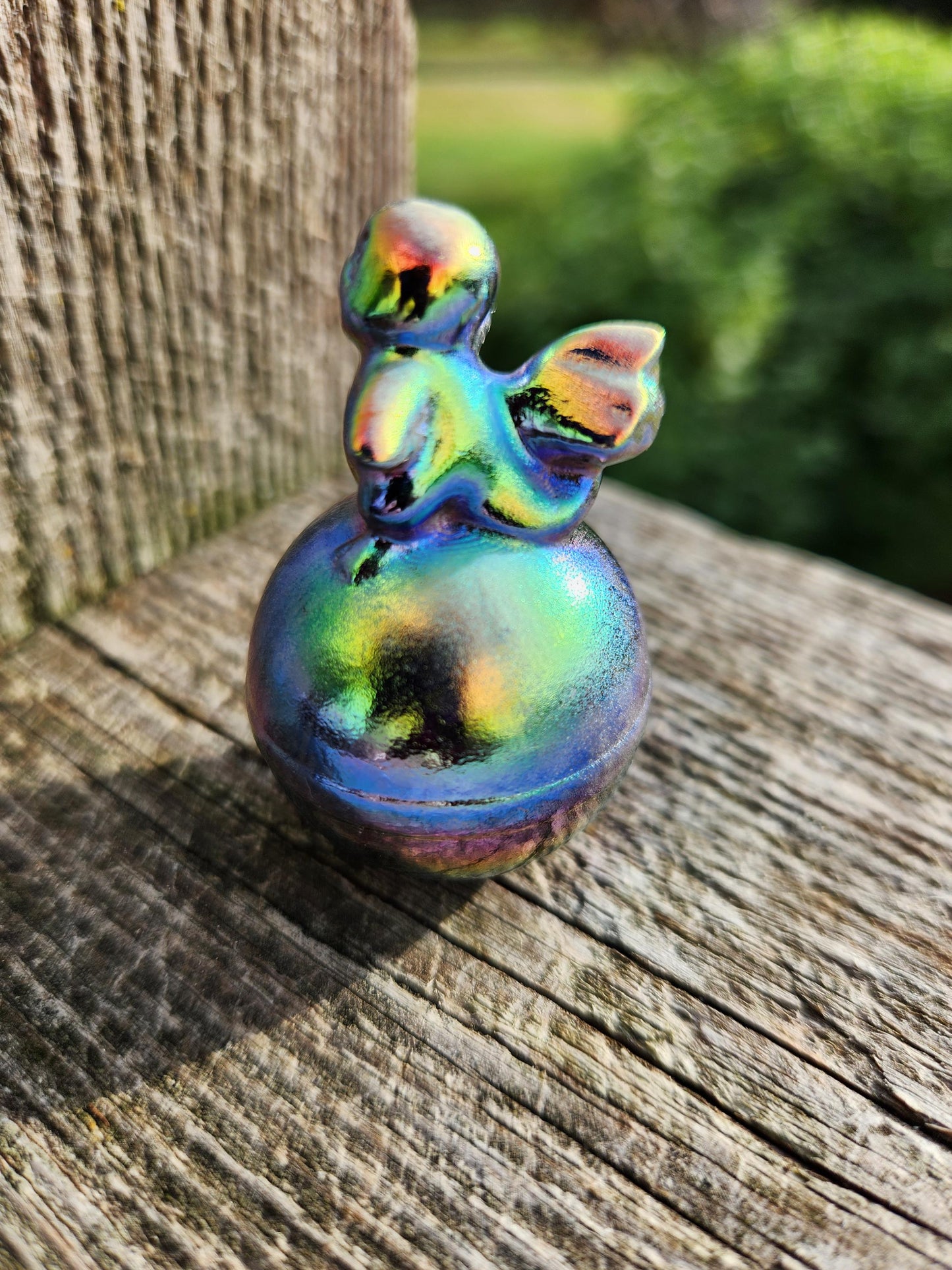 Super Cute Aura Charmander On Poke Ball Natural Stone Crystal, Pokémon, Gift
