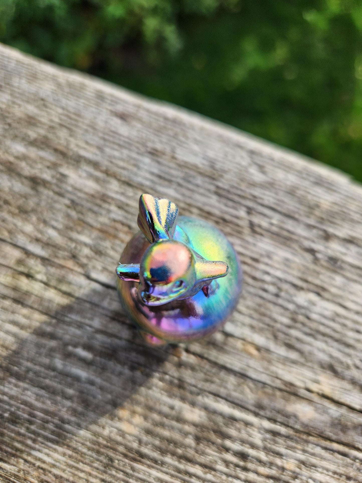 Super Cute Aura Charmander On Poke Ball Natural Stone Crystal, Pokémon, Gift