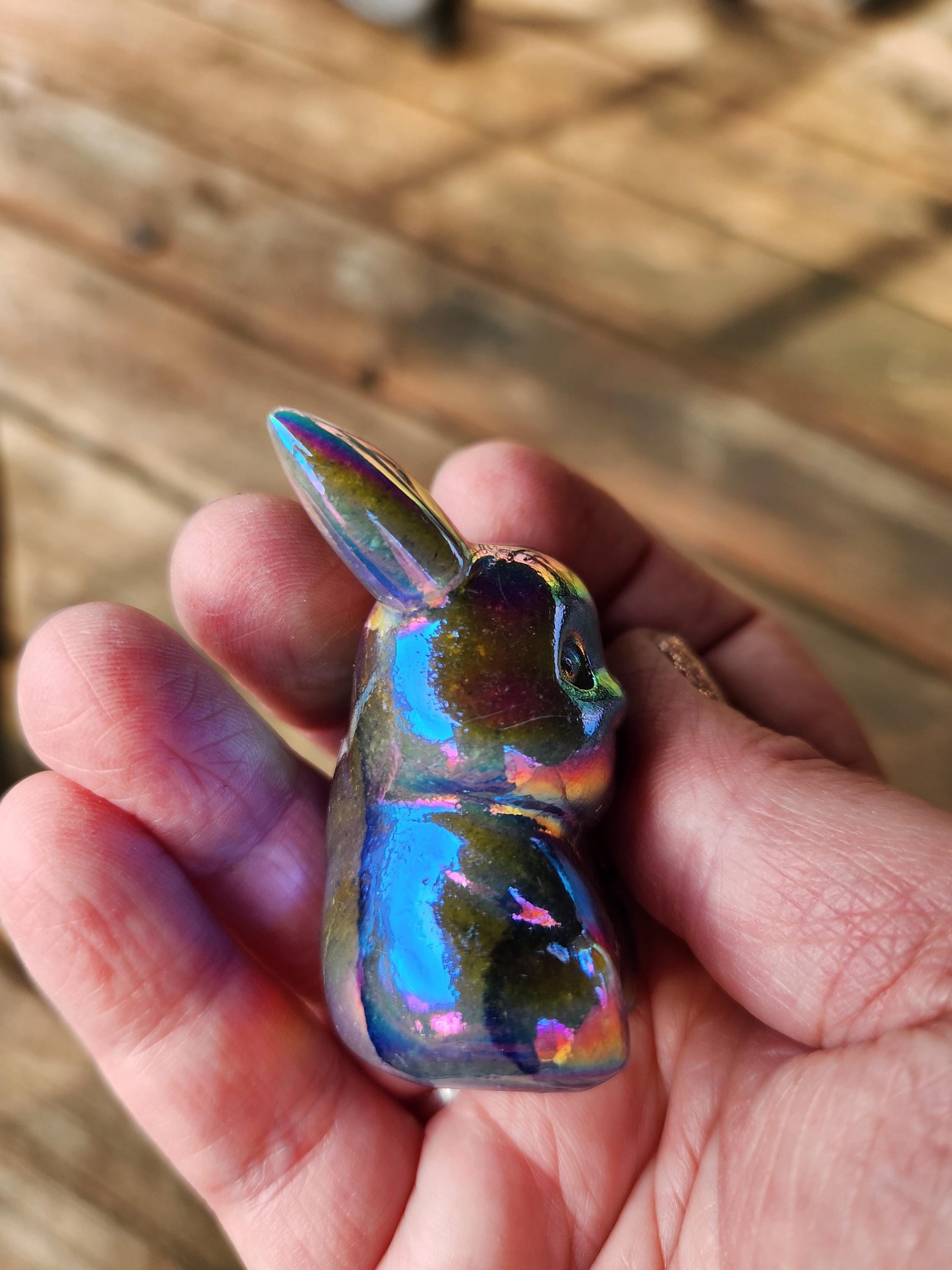 Super Cute Aura Pikachu Natural Stone Crystal, Pokémon, Gift