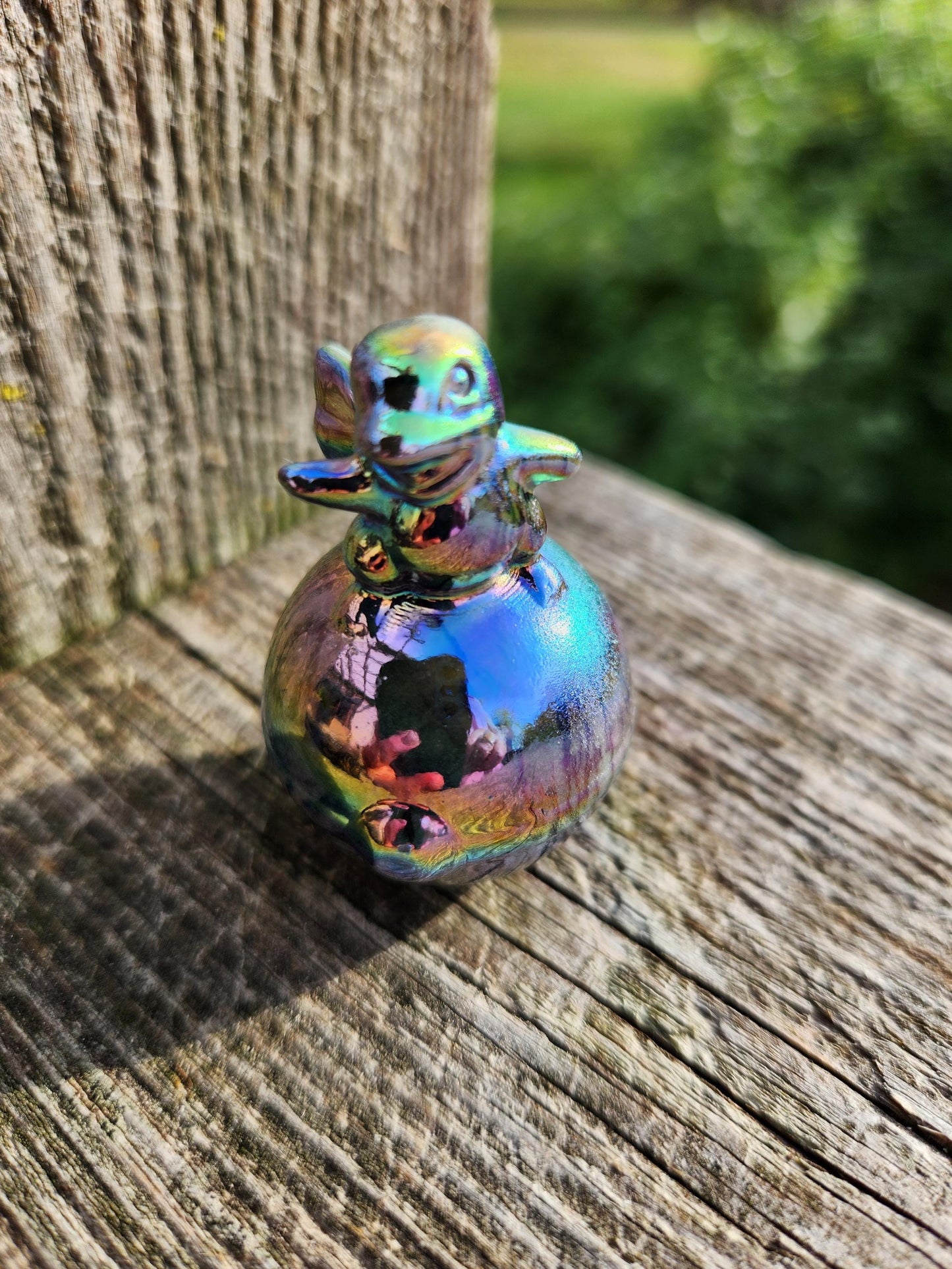 Super Cute Aura Charmander On Poke Ball Natural Stone Crystal, Pokémon, Gift