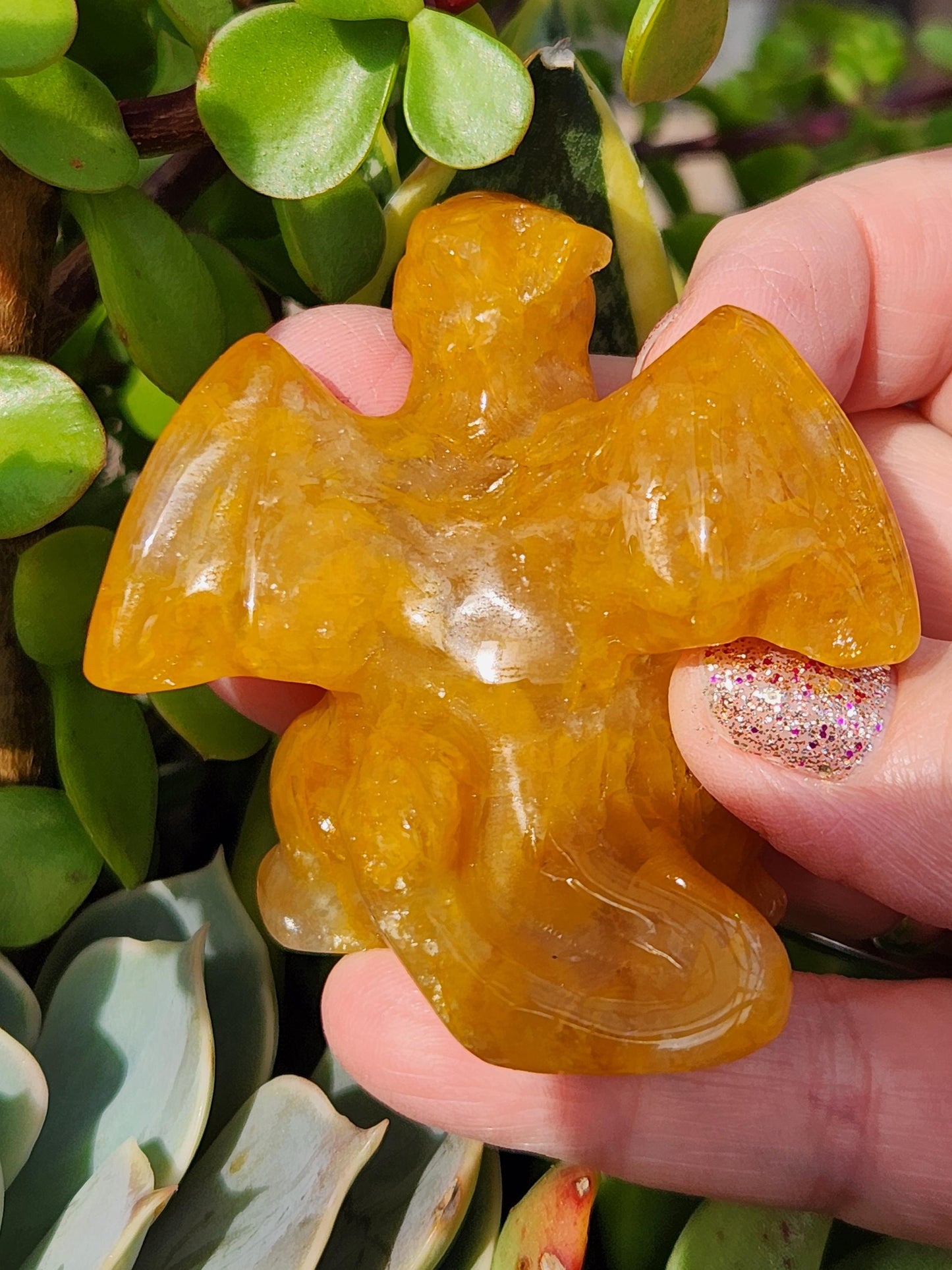 Super Cute Golden Healer Quartz Charizard, Pokemon, Dragon