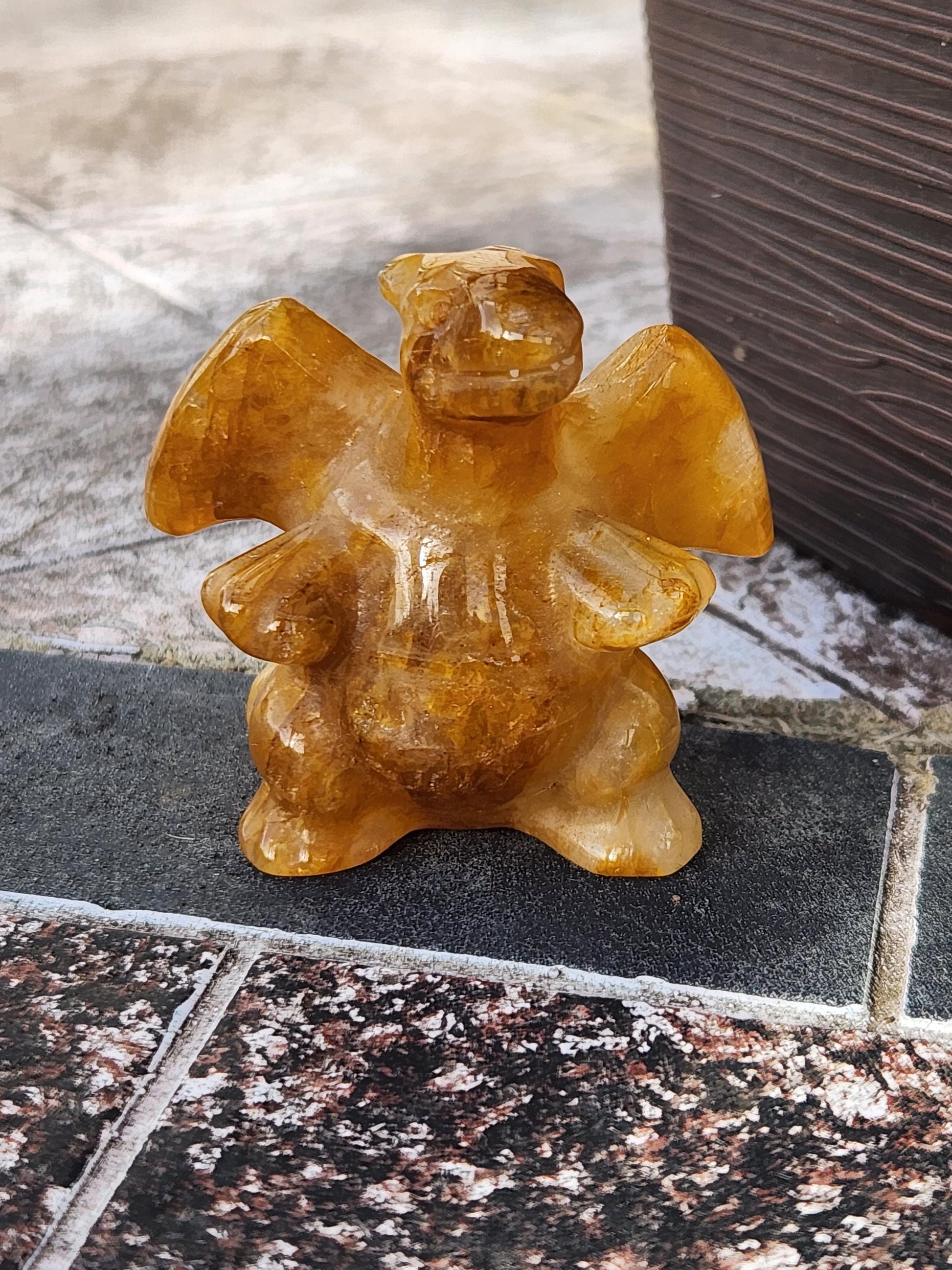 Super Cute Golden Healer Quartz Charizard, Pokemon, Dragon