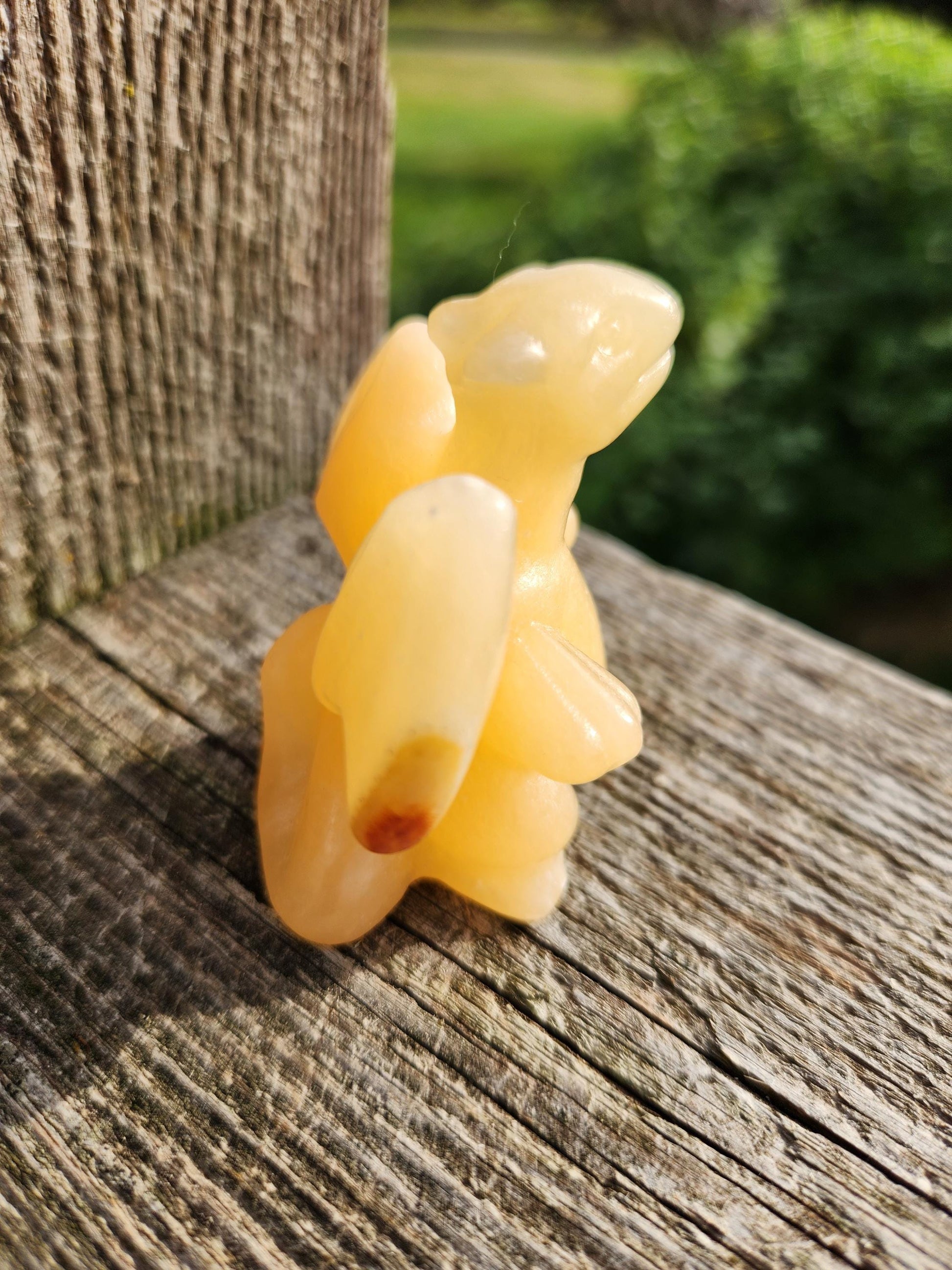 Super Cute Yellow Calcite Charizard, Pokemon, Dragon