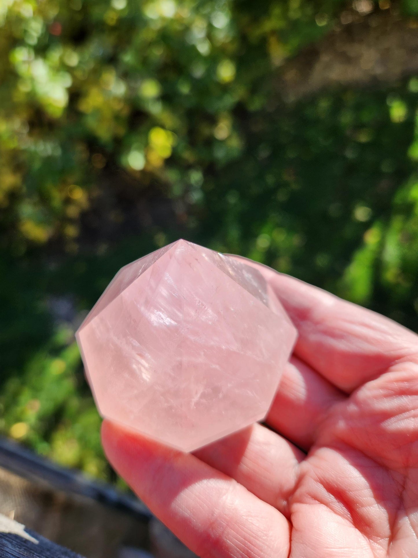 AAA Pink Rose Quartz Crystal Diamond, Extractor, Energy Work