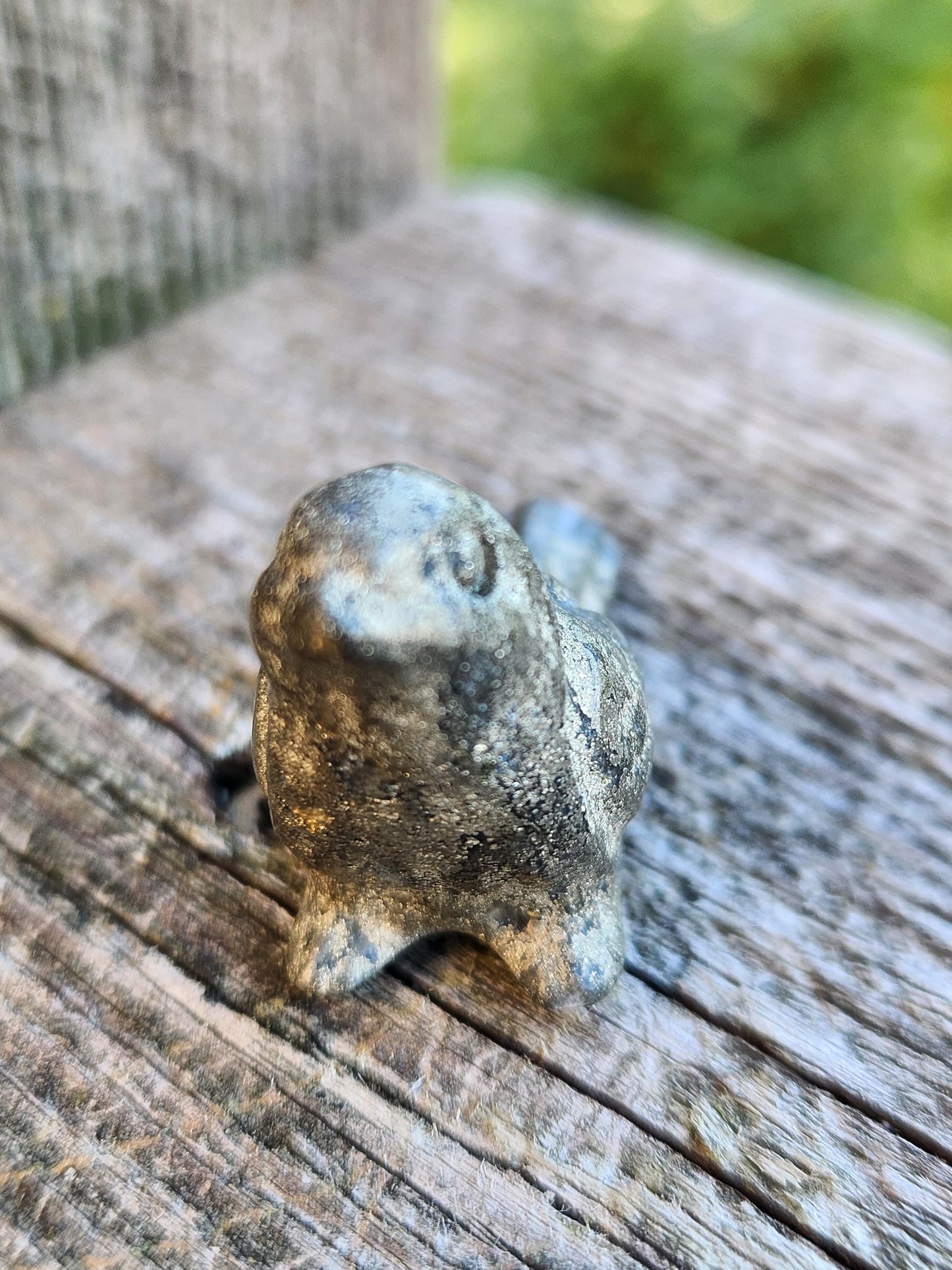 Small Pyrite Bird Carving Natural Stone Crystal