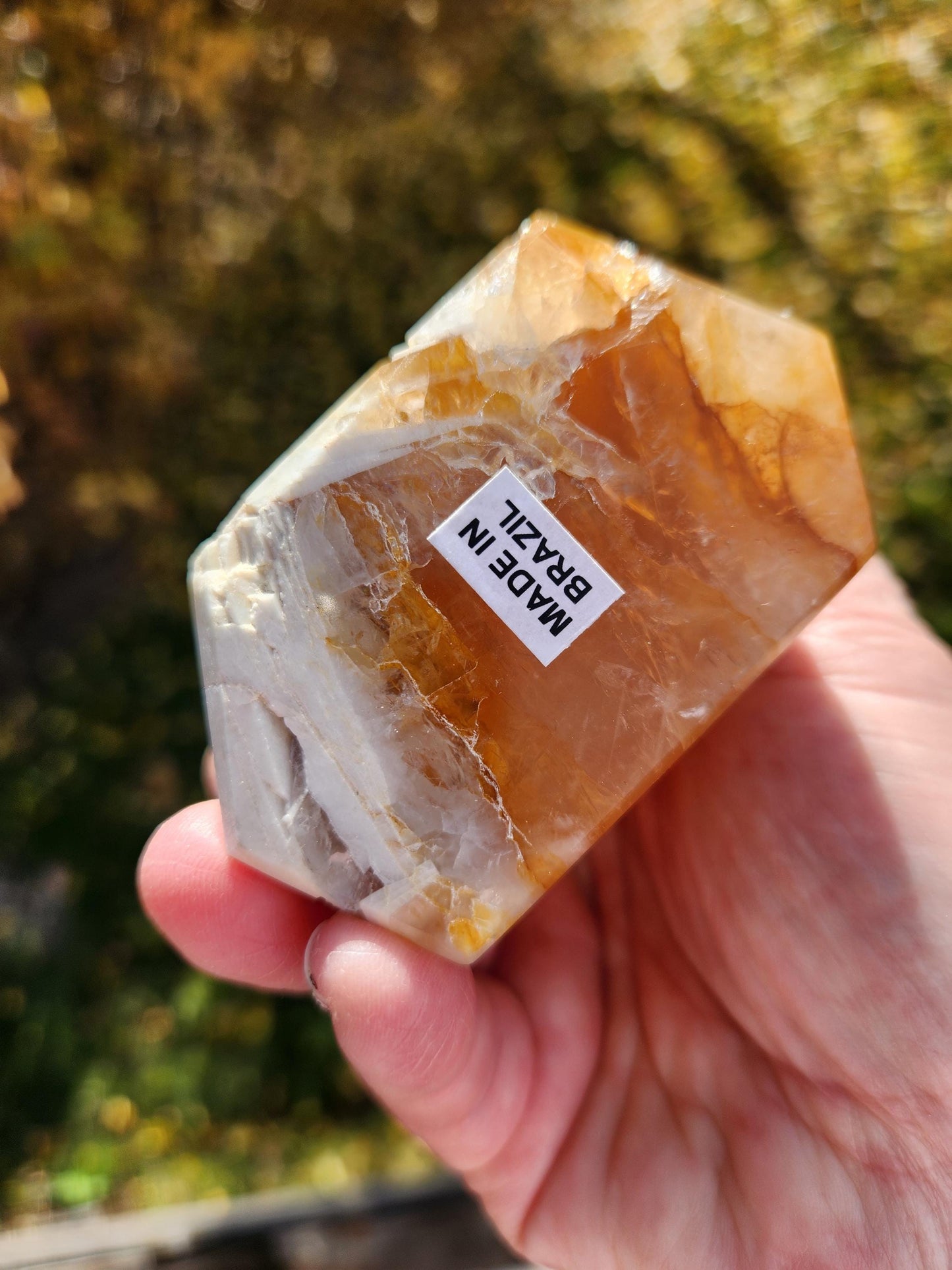 AAA Golden Healer Crystal Tower Point - Brazil Origin