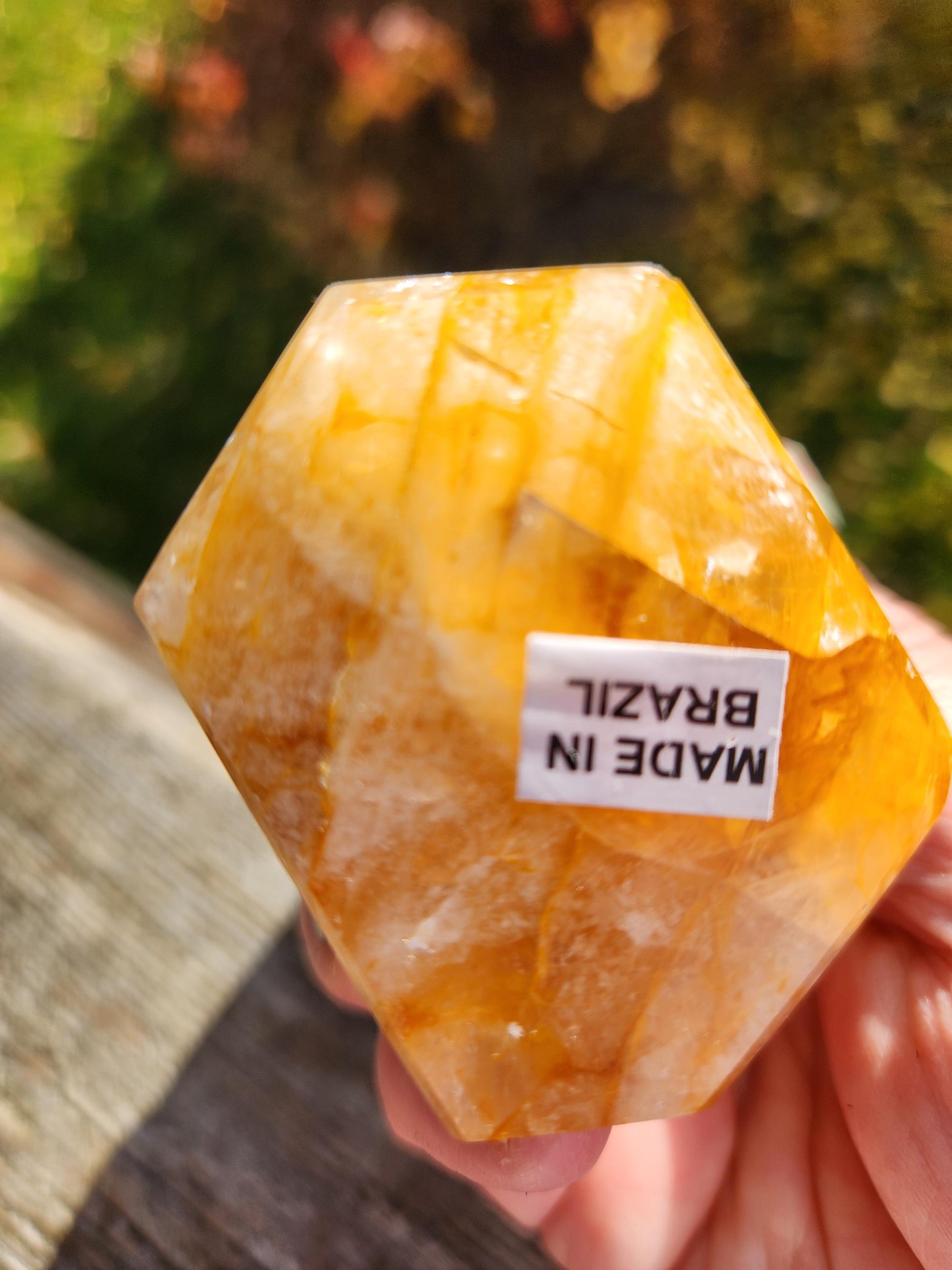 AAA Golden Healer Crystal Tower Point - Brazil Origin