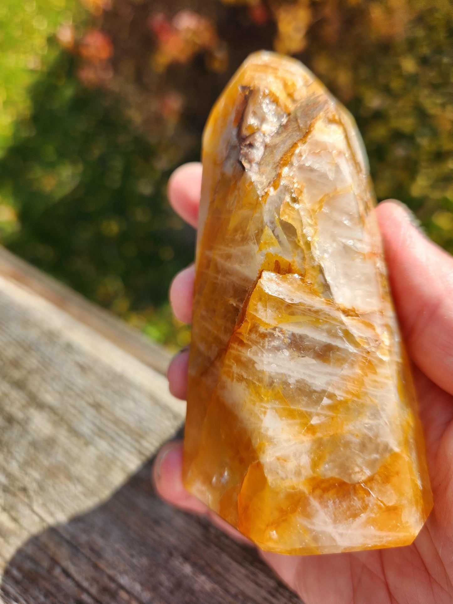 AAA Golden Healer Crystal Tower Point - Brazil Origin