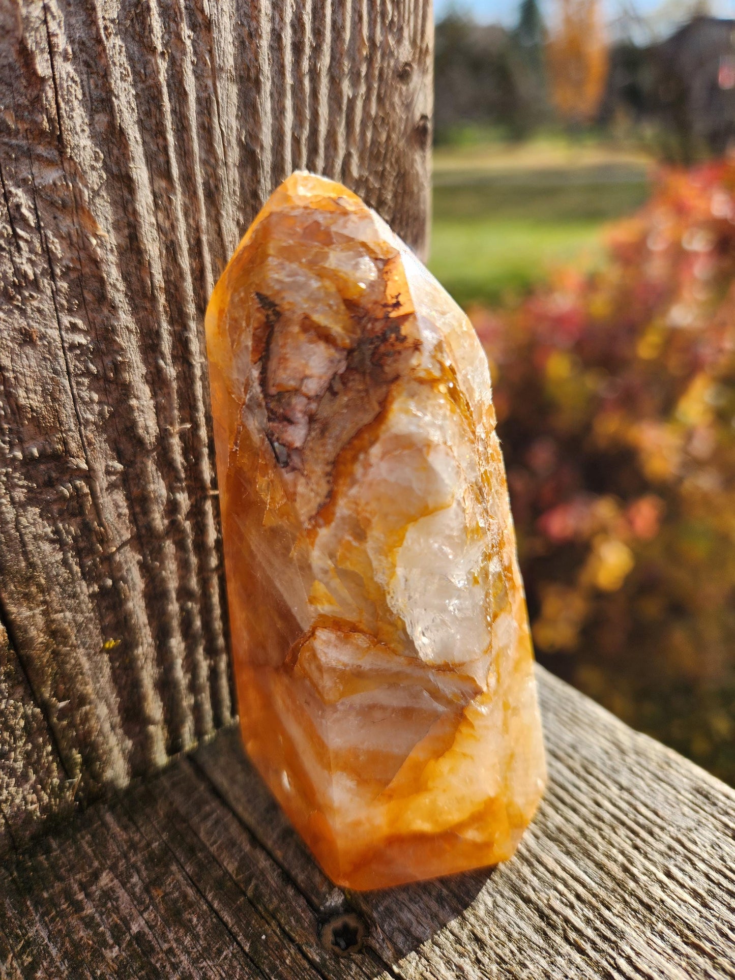 AAA Golden Healer Crystal Tower Point - Brazil Origin