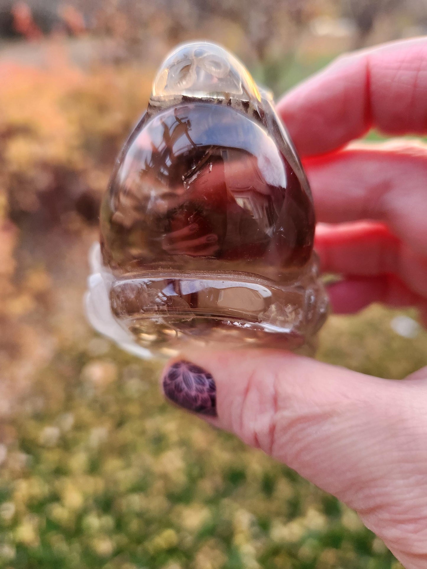 Smoky Quartz Money Toad: AAA Crystal Carving