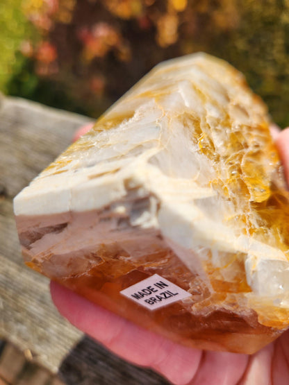 AAA Golden Healer Crystal Tower Point - Brazil Origin