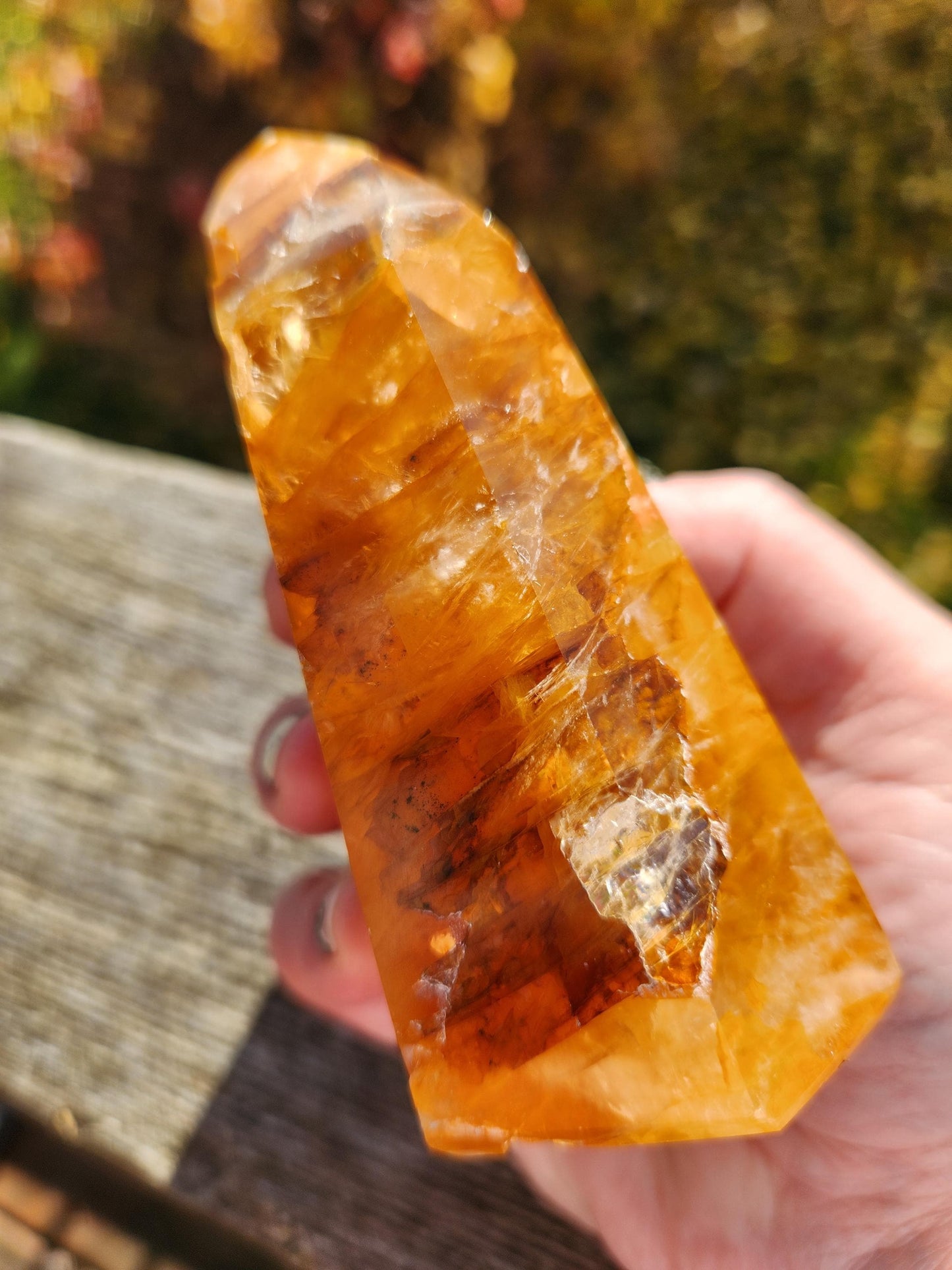 AAA Golden Healer Crystal Tower Point - Brazil Origin